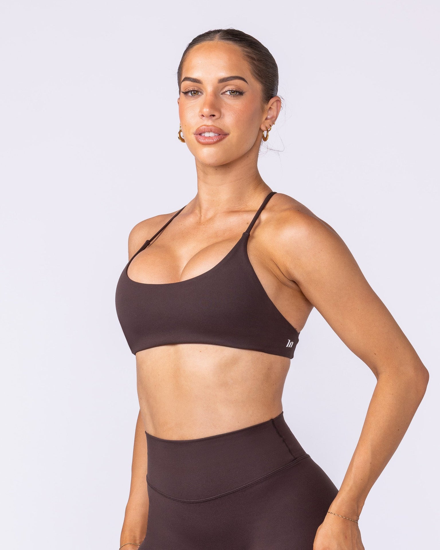 Liberty Strike Bralette - Cocoa-Bralettes-XXS-122508COCOA-XXS-MNAPPRL48019-3-Muscle Nation