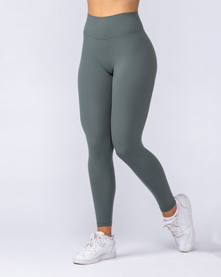 Liberty High Rise Ankle Length Leggings - Pine
