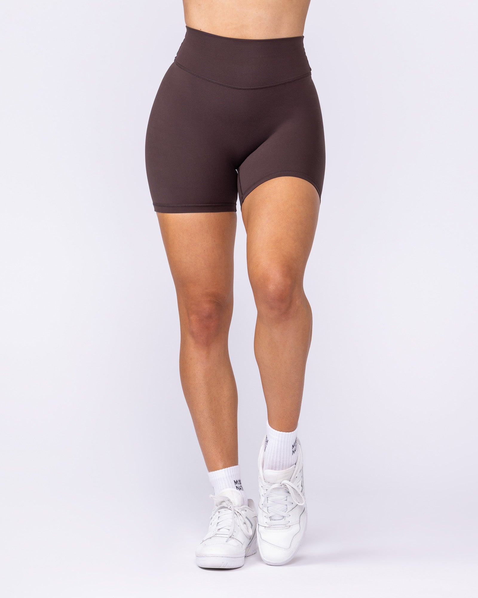 Liberty Zero Rise Bike Shorts - Cocoa-Shorts-XXS-042533COCOA-XXS-MNAPPRL41640-3-Muscle Nation