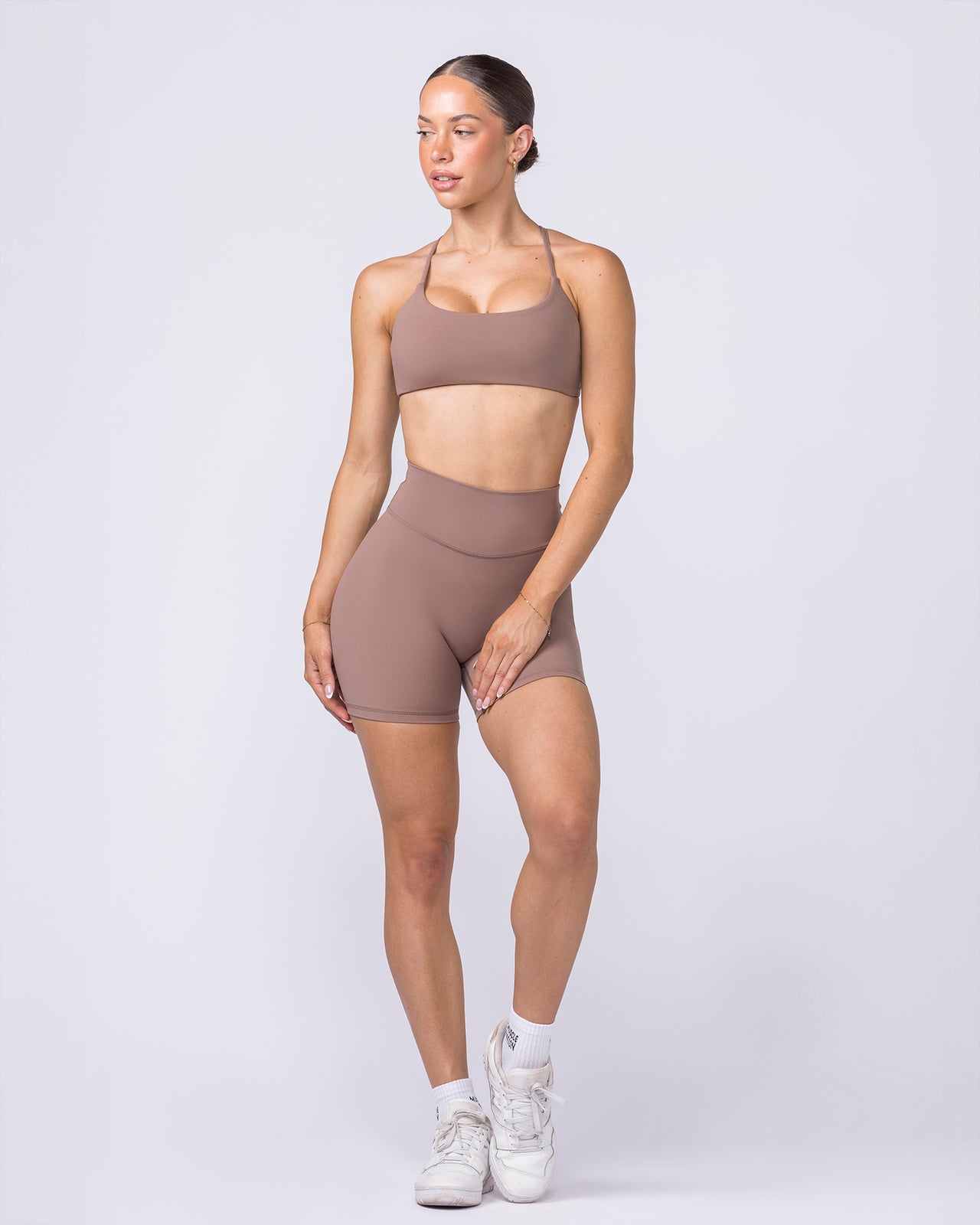 Liberty Zero Rise Bike Shorts - Cookie-Shorts-XXS-022603CKE-XXS-MNAPPRL48332-5-Muscle Nation