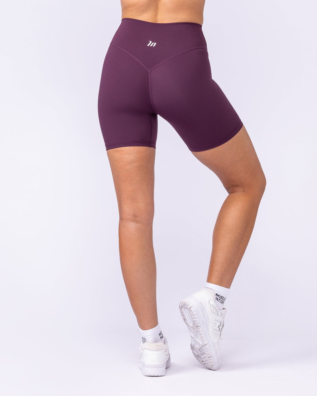 Liberty Zero Rise Bike Shorts - Cranberry-Shorts-XXS-112540CBRY-XXS-MNAPPRL44993-5-Muscle Nation