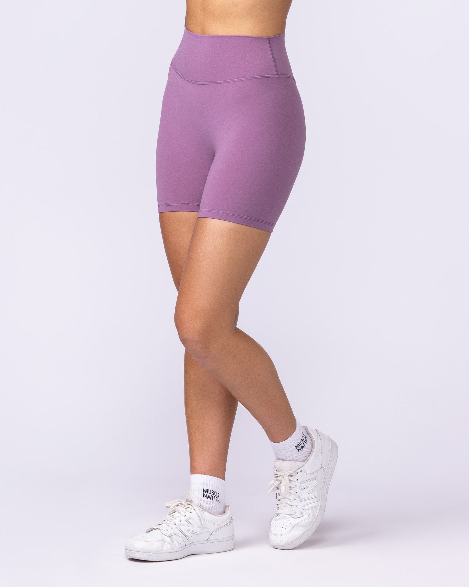 Liberty Zero Rise Bike Shorts - Thistle-Shorts-XXS-112540THST-XXS-MNAPPRL45021-2-Muscle Nation