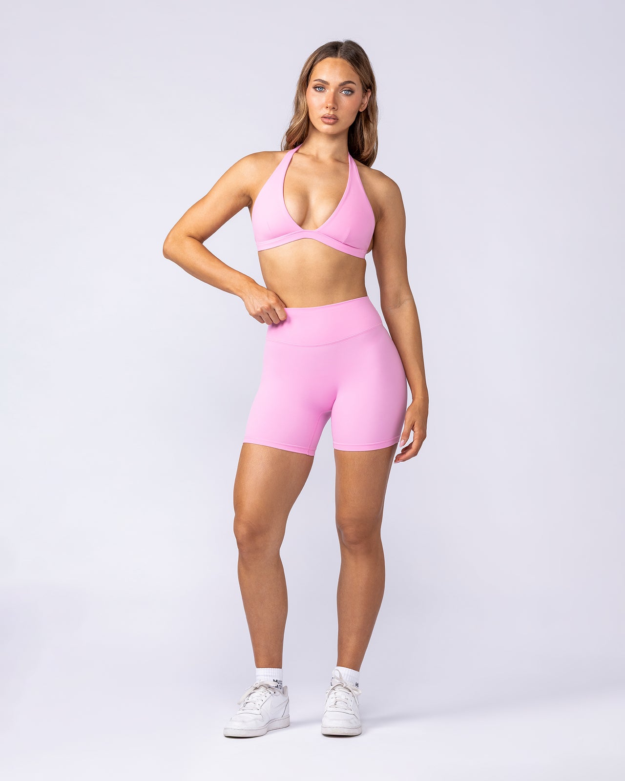 Liberty High Rise Midway Shorts - Pink Frosting