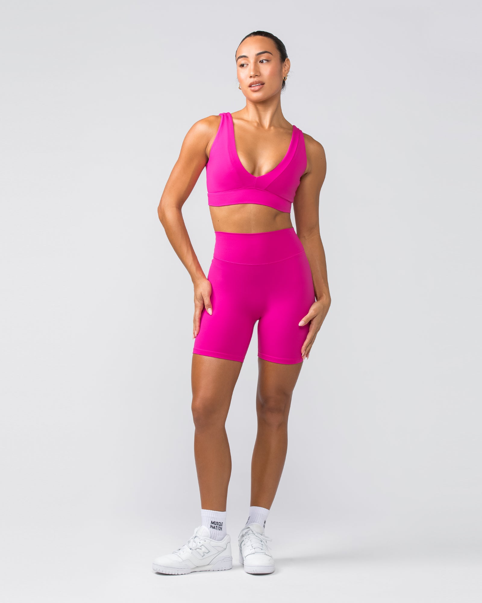 Liberty Zero Rise Bike Shorts - Pink Crush