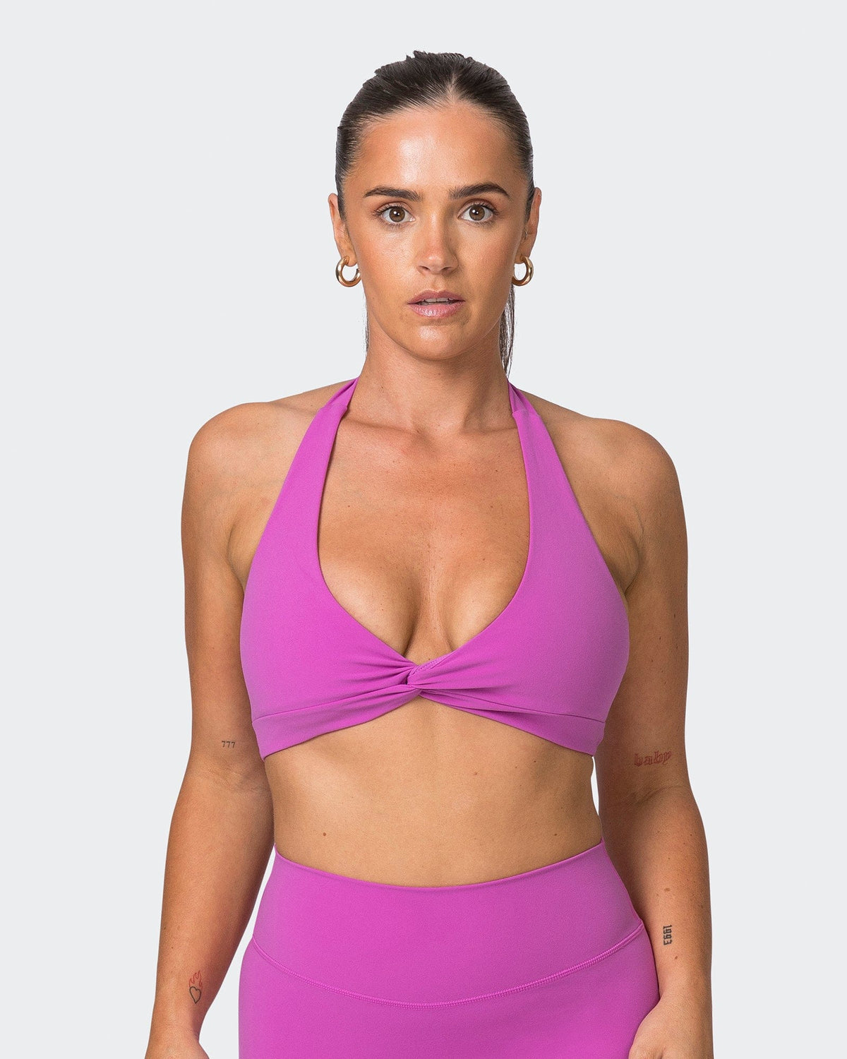 Hype Halter Bralette Dahlia