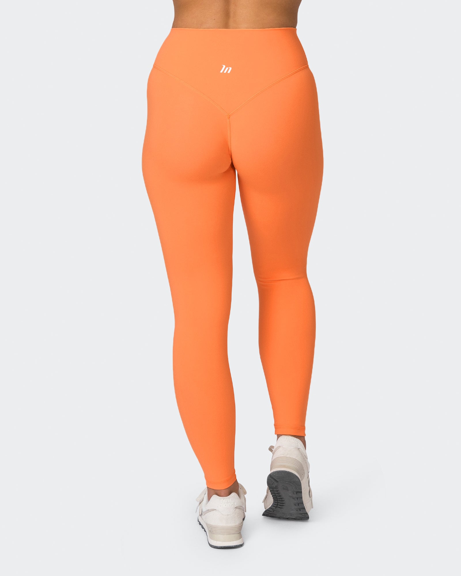 Liberty Zero Rise Ankle Length Leggings - Papaya