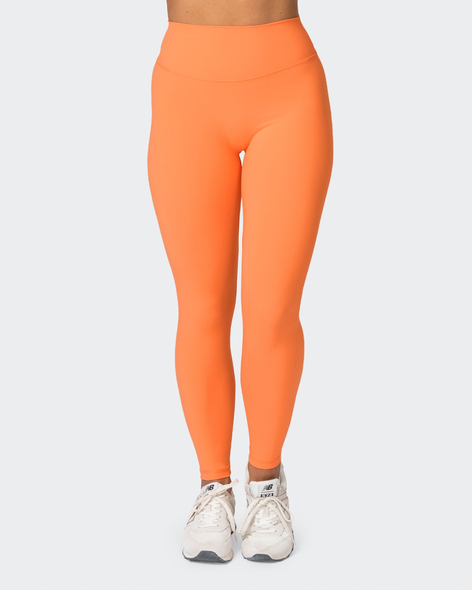 Liberty Zero Rise Ankle Length Leggings - Papaya