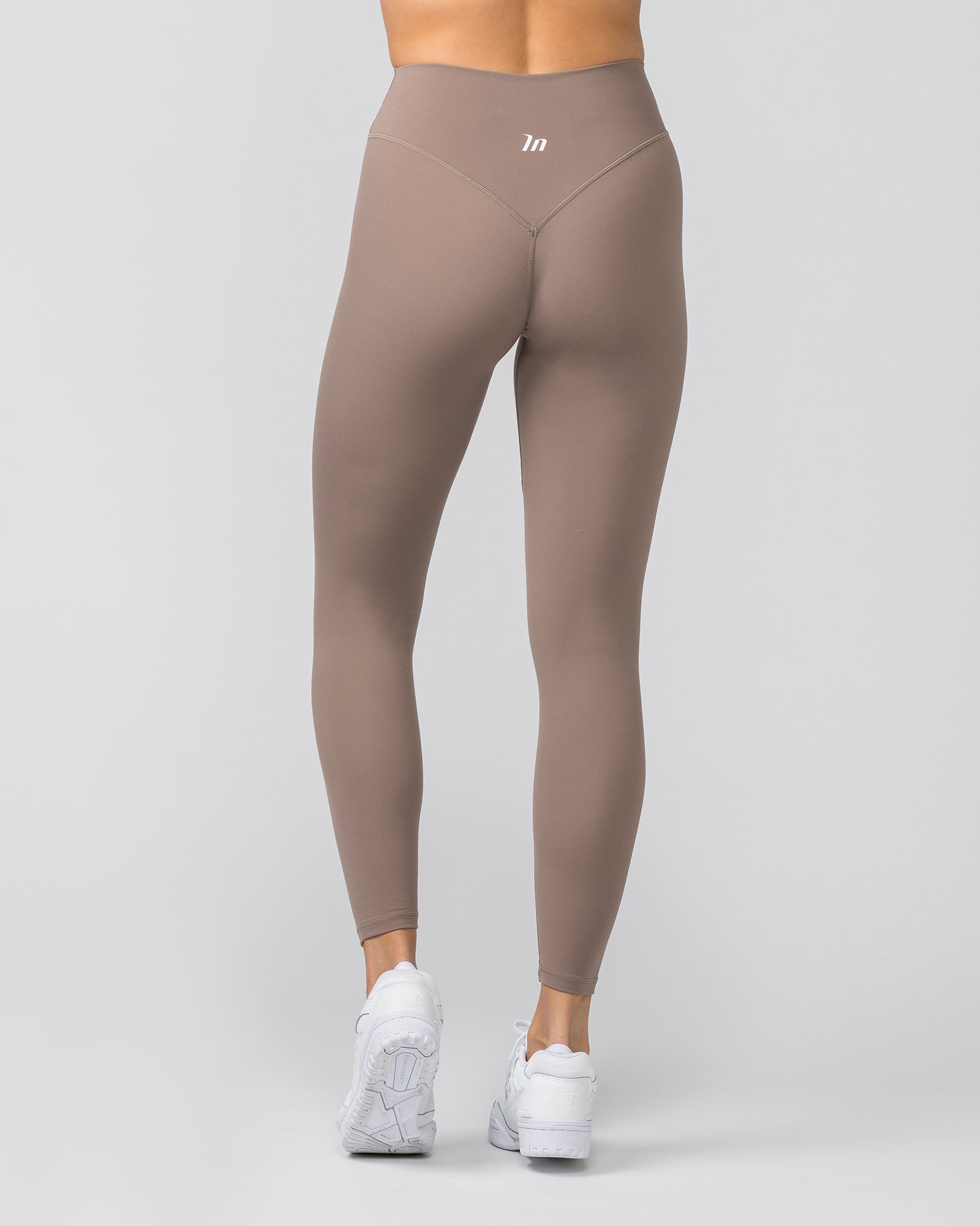 Liberty Zero Rise Ankle Length Leggings - Mushroom