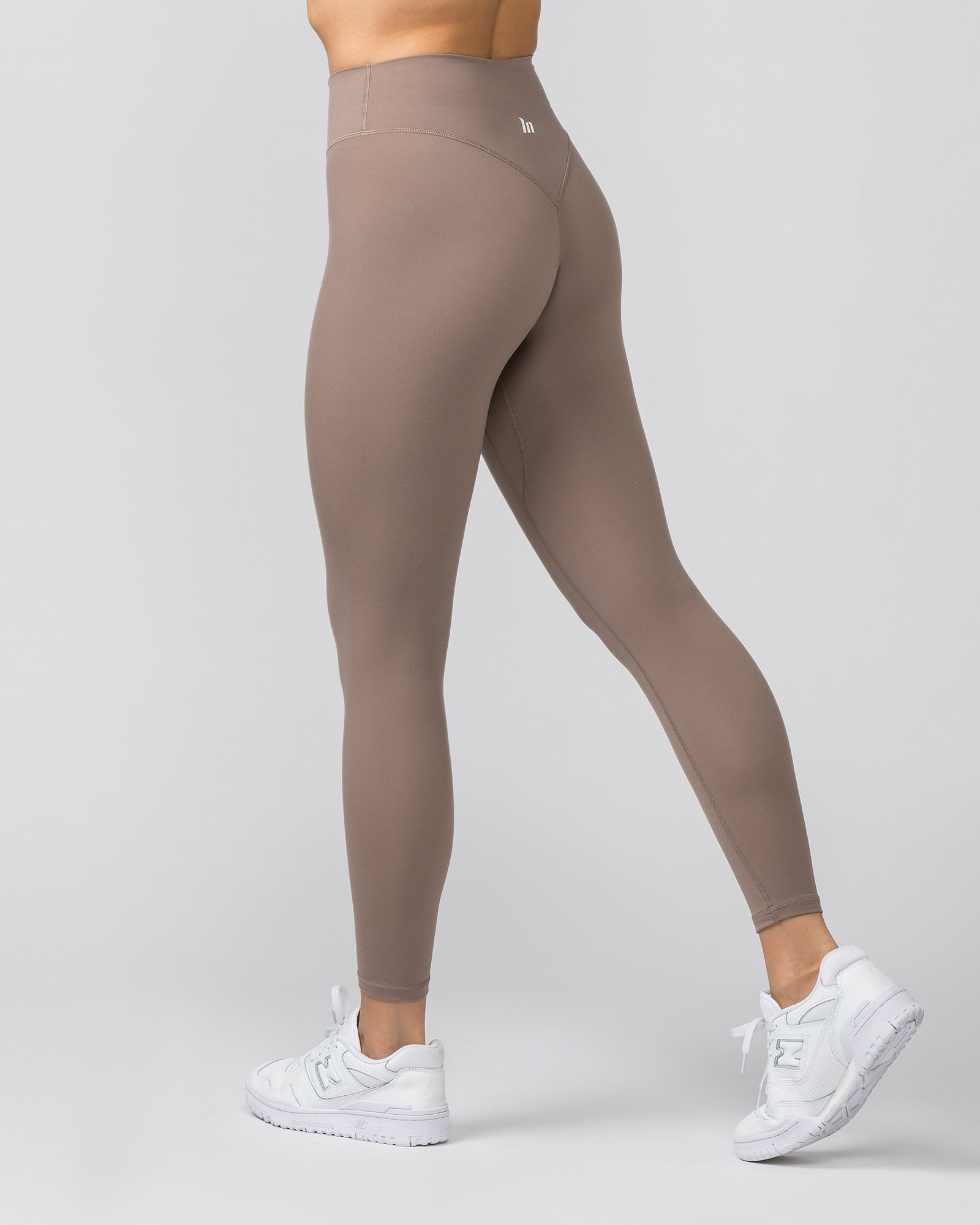 Liberty Zero Rise Ankle Length Leggings - Mushroom