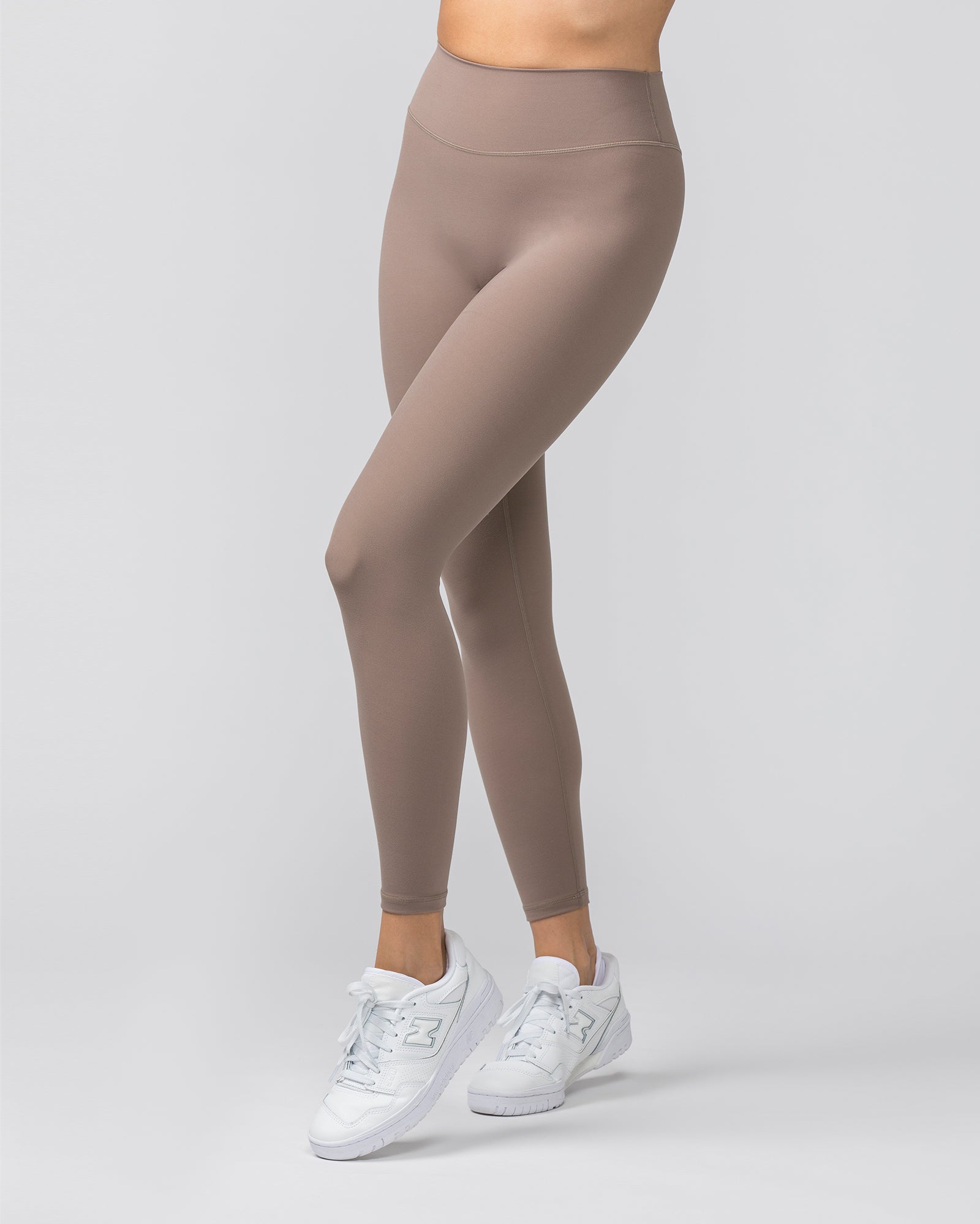 Liberty Zero Rise Ankle Length Leggings - Mushroom