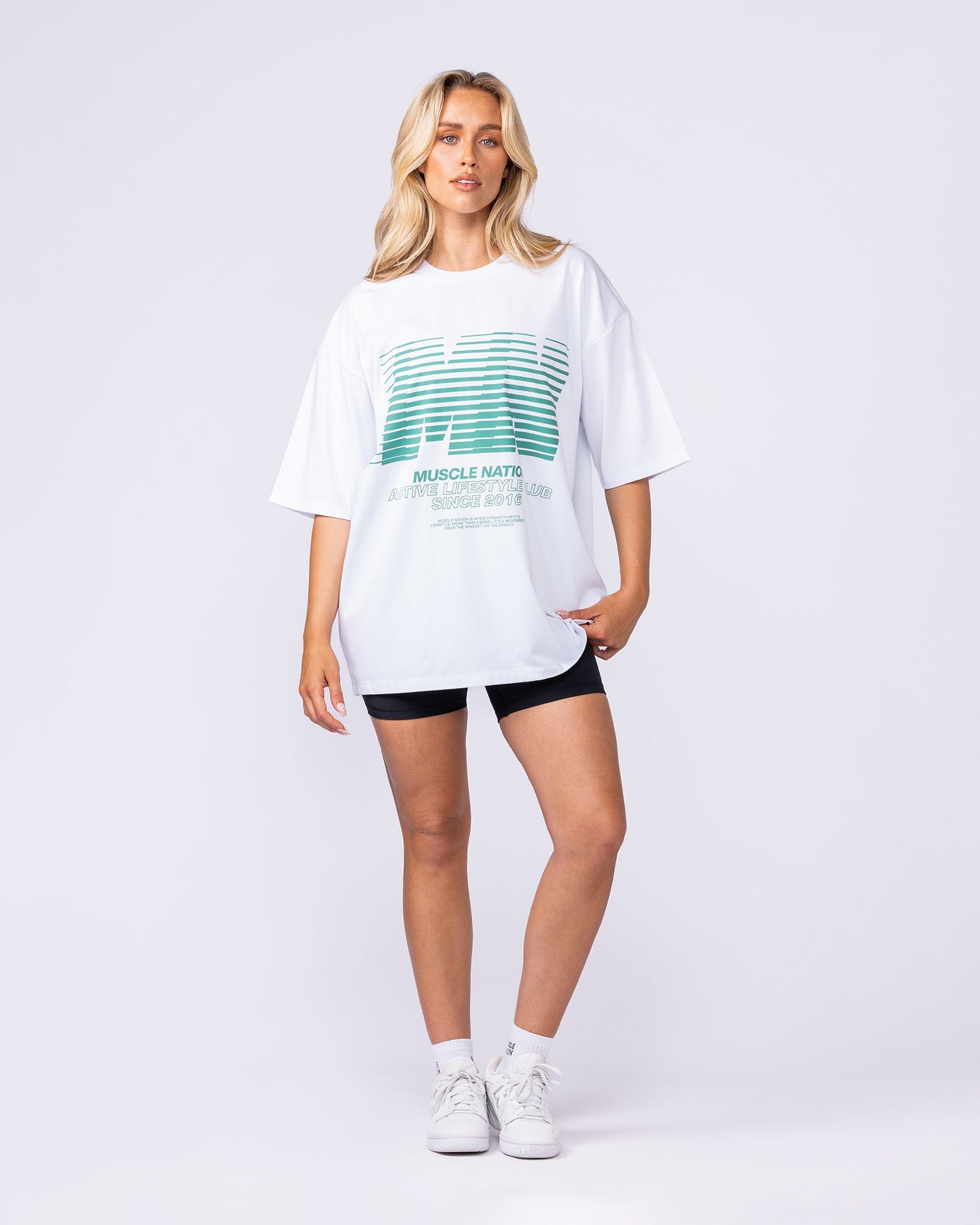 Lifestyle Pump Cover - White-T-Shirts-XS-1125179WHT-XS-MNAPPRL47471-8-Muscle Nation