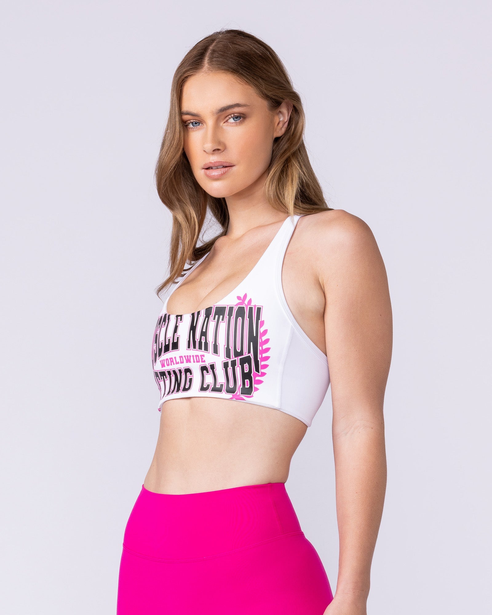 Lift Bra - White-Sports Bras-XS-112518WHT-XS-MNAPPRL46295-3-Muscle Nation