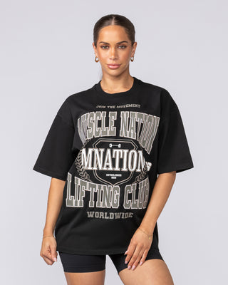 Lifting Club Pump Cover - Black-T-Shirts-XS-062531BLK-XS-MNAPPRL43318-7-Muscle Nation