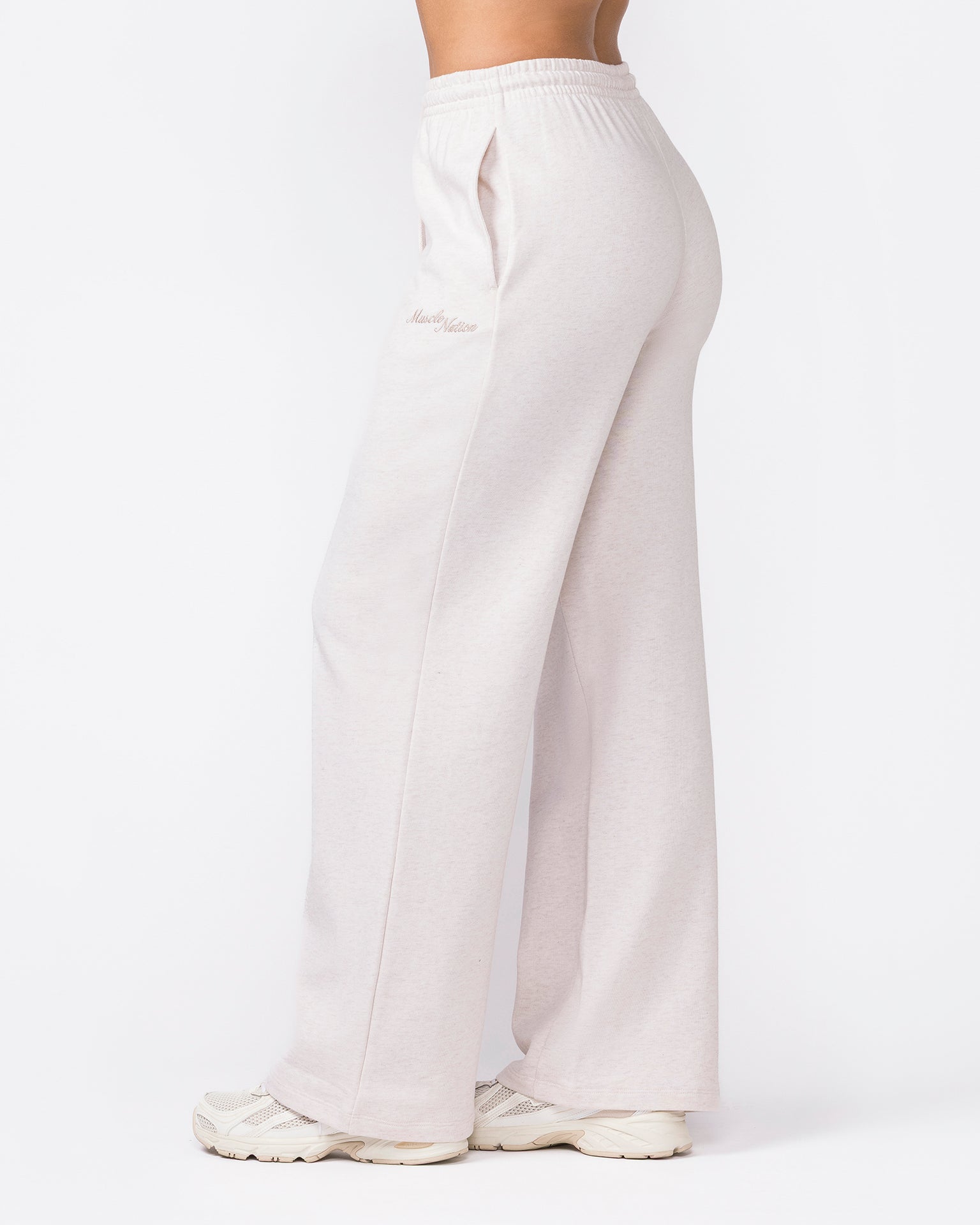 Loopback Straight Leg Trackies - Dew Marl-Bottoms-XXS-042624DEWMRL-XXS-MNAPPRL49928-2-Muscle Nation