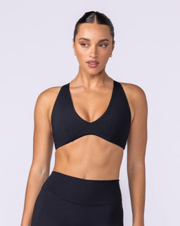 Lustre Bralette Black - Muscle Nation women's bralette