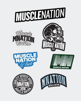 MN Sticker Pack Off Duty - Muscle Nation sticker pack