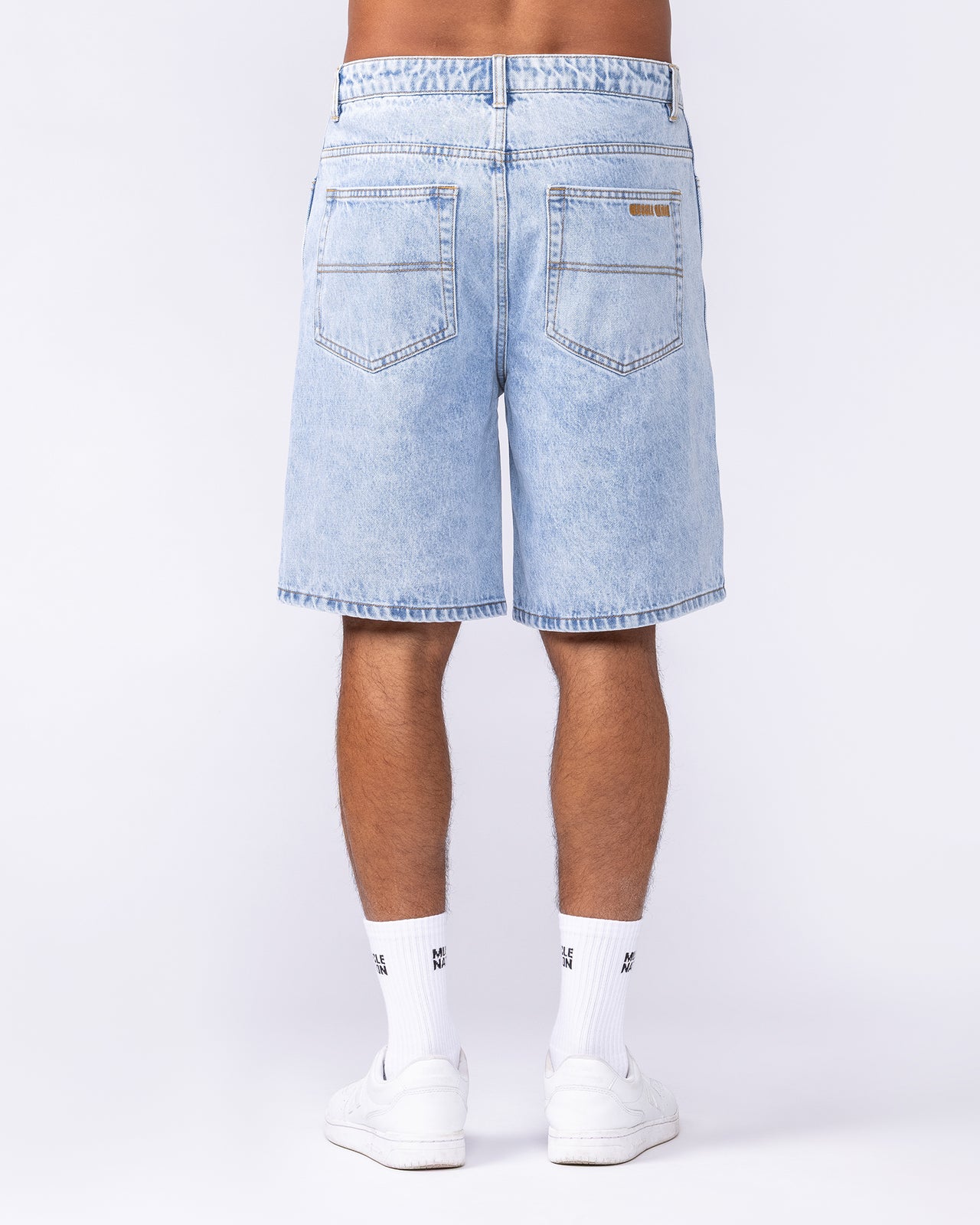 Street Denim Jorts - Washed Denim
