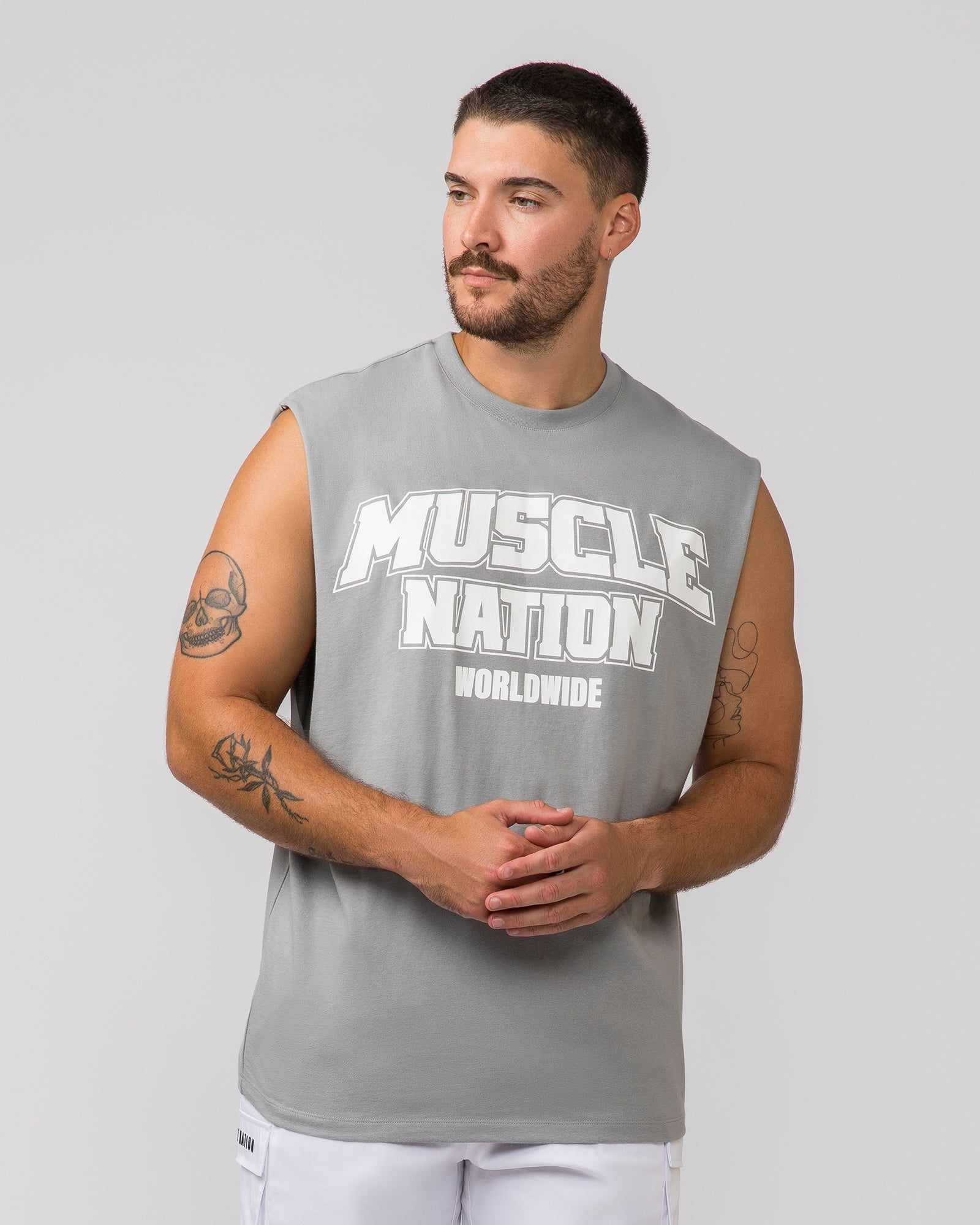 Lifting Muscle Tank - Jet Grey