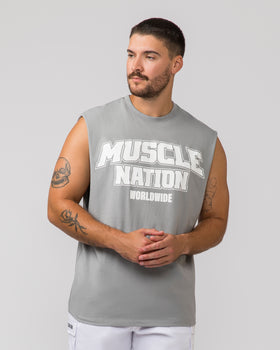 Lifting Muscle Tank - Jet Grey