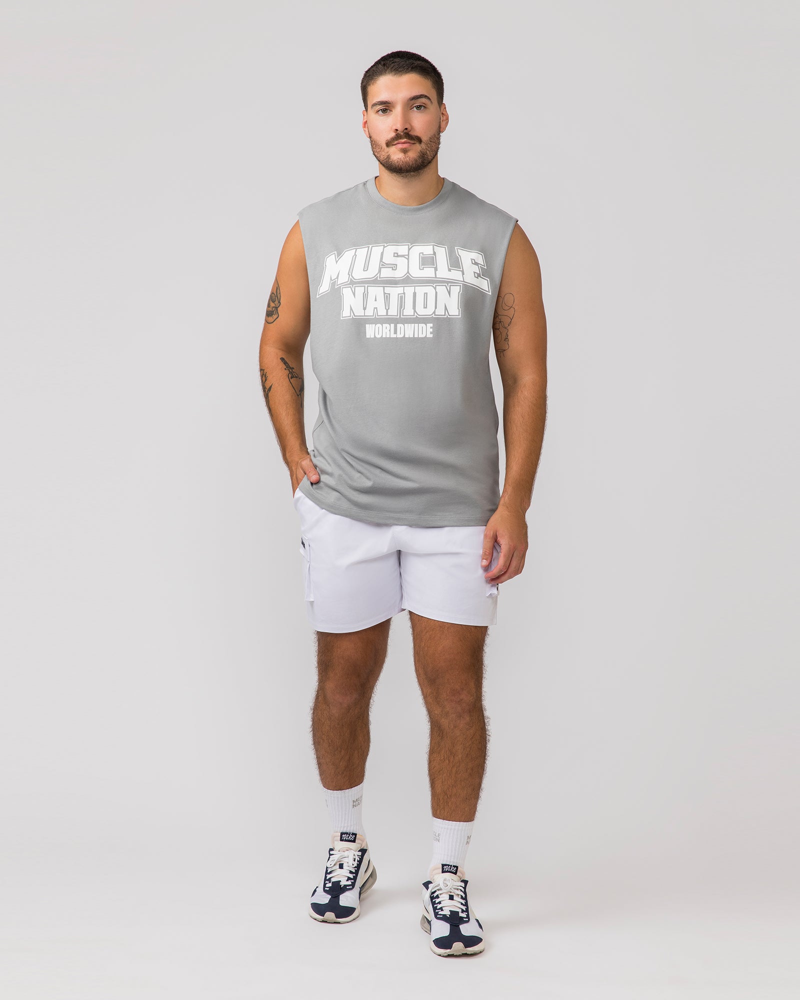 Lifting Muscle Tank - Jet Grey