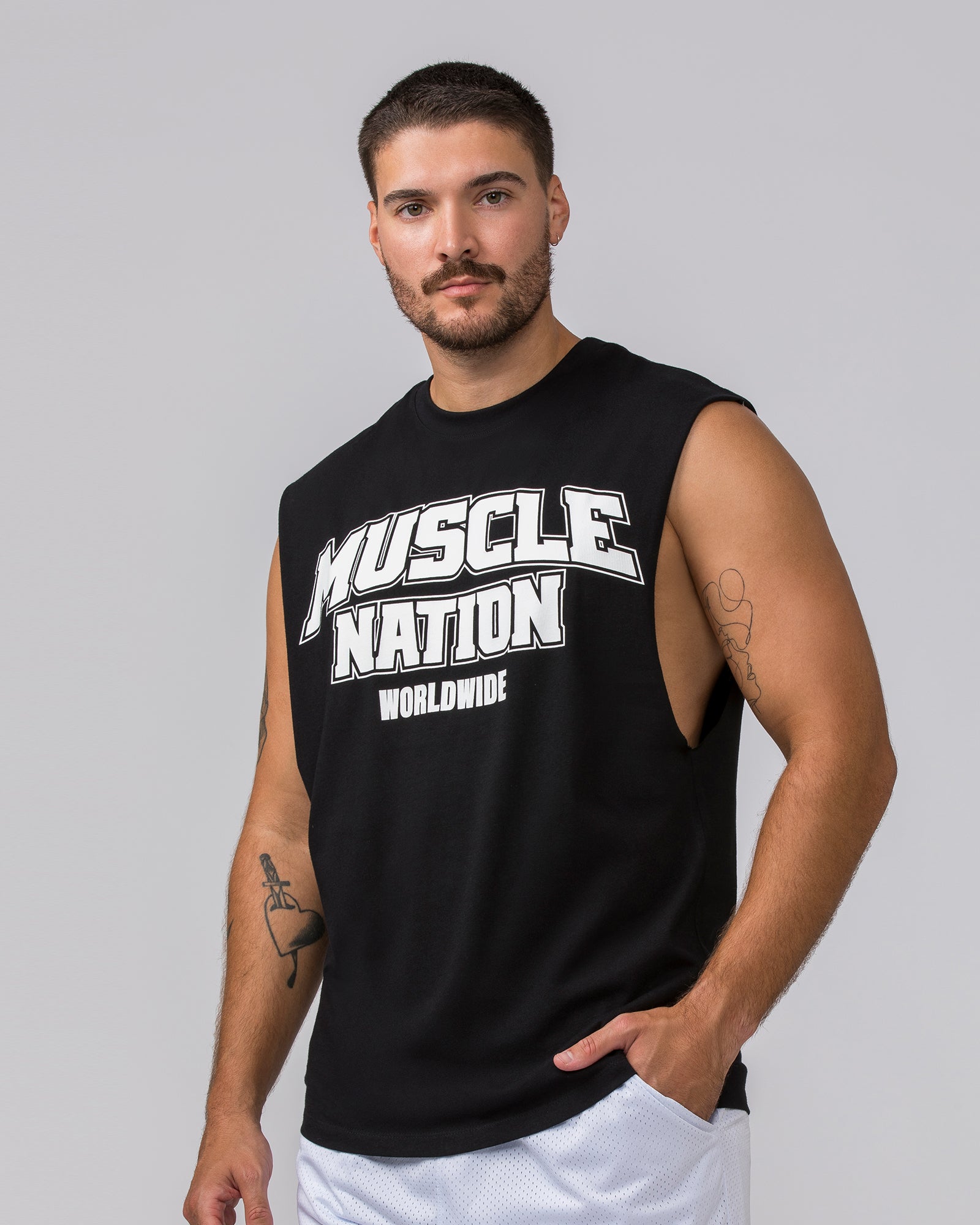 Lifting Muscle Tank - Black