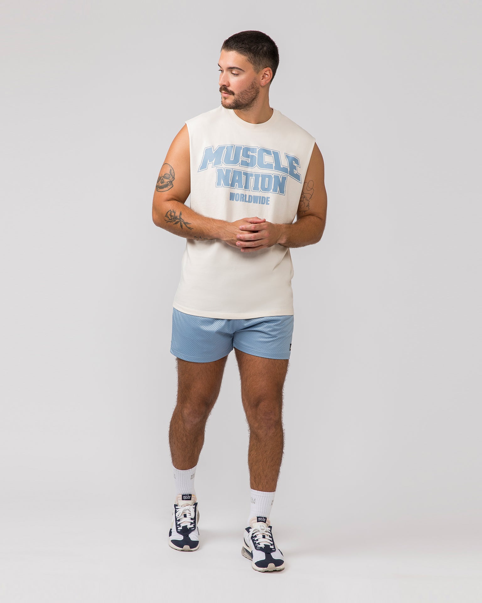 Lay Up 3.5" Shorts - Sky Blue-Shorts-S-112342SKYBLU-S-MNAPPRL30740-6-Muscle Nation