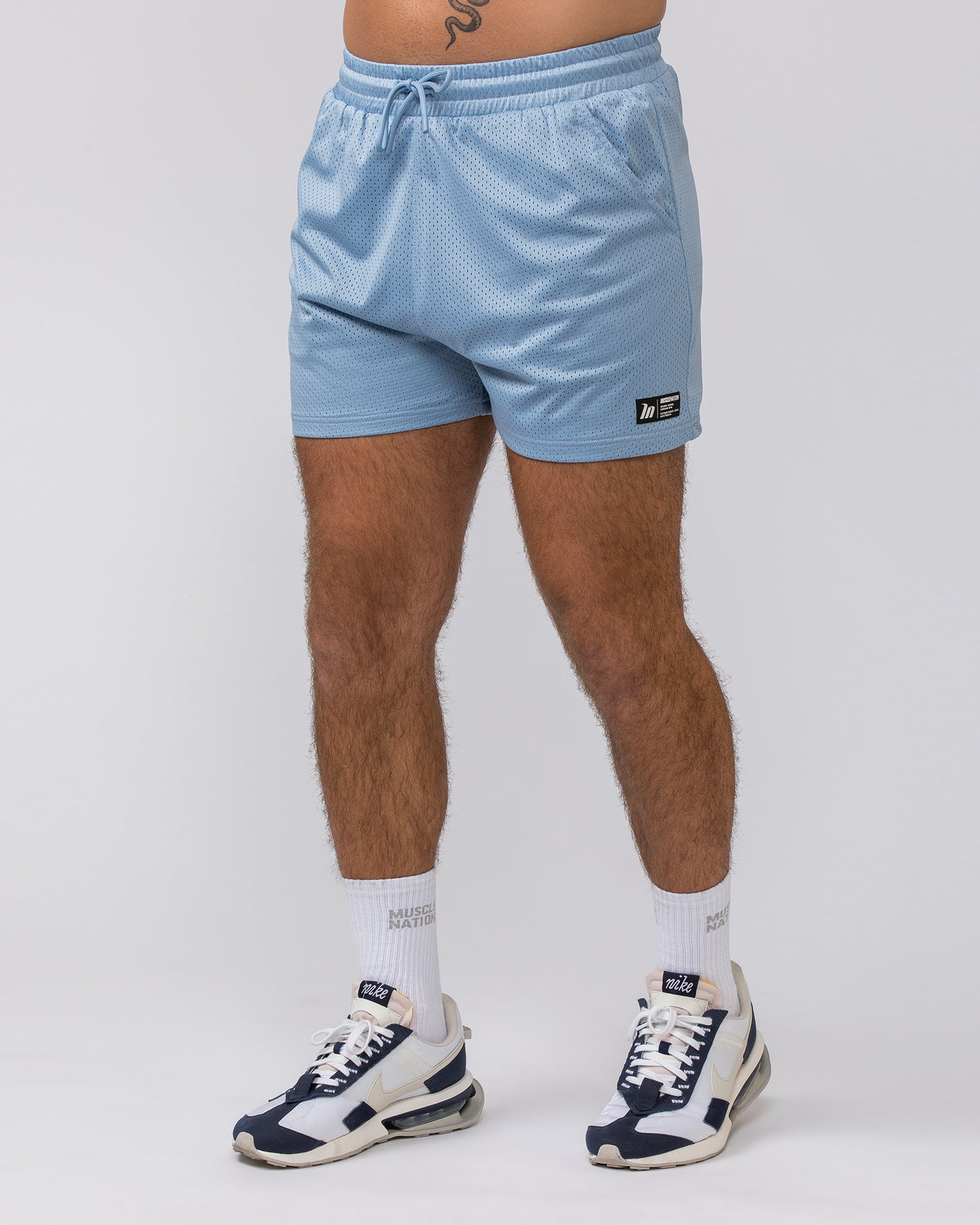 Lay Up 3.5" Shorts - Sky Blue-Shorts-S-112342SKYBLU-S-MNAPPRL30740-3-Muscle Nation