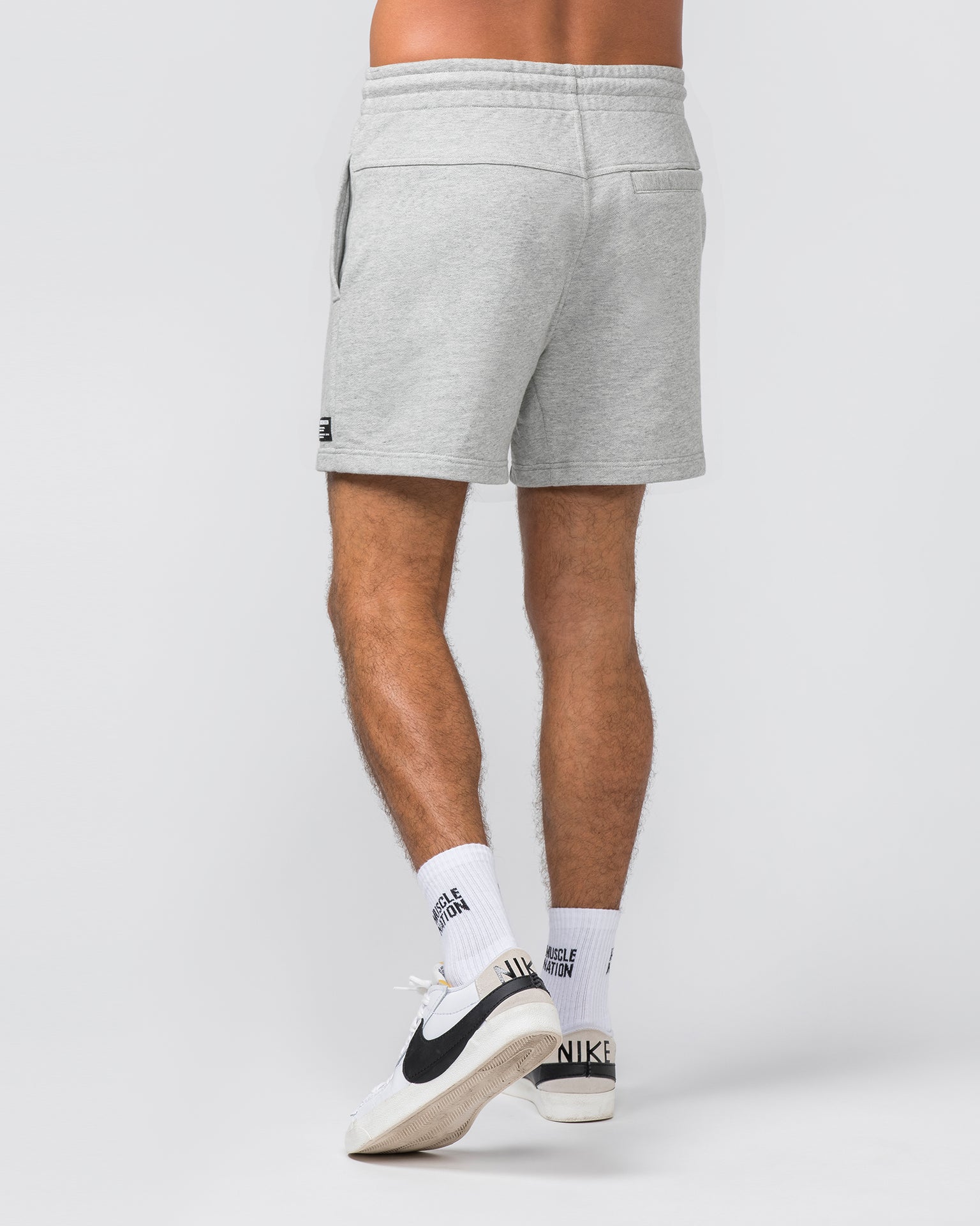 Sweat 5" Shorts - Grey Marl-Shorts-S-032444GRYMRL-S-MNAPPRL30641-3-Muscle Nation