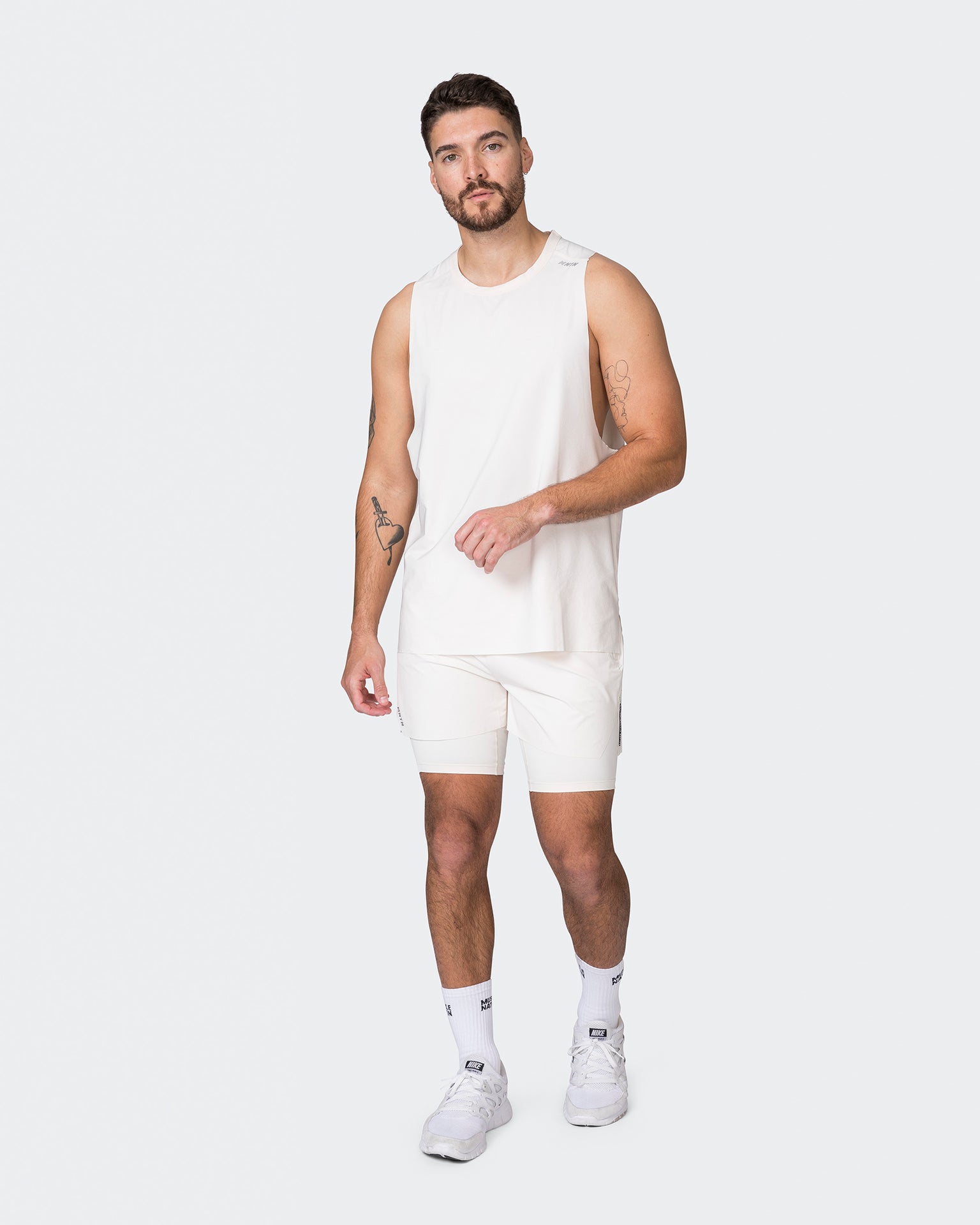 Replay 3" Shorts - Travertine-Shorts-S-052334TRAV-S-MNAPPRL25212-8-Muscle Nation