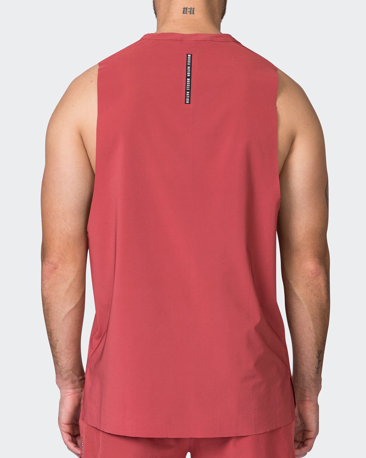 Replay Laser Cut Tank - Dusty Red-Singlets & Tanks-S-052329DTSYRD-S-MNAPPRL25086-6-Muscle Nation