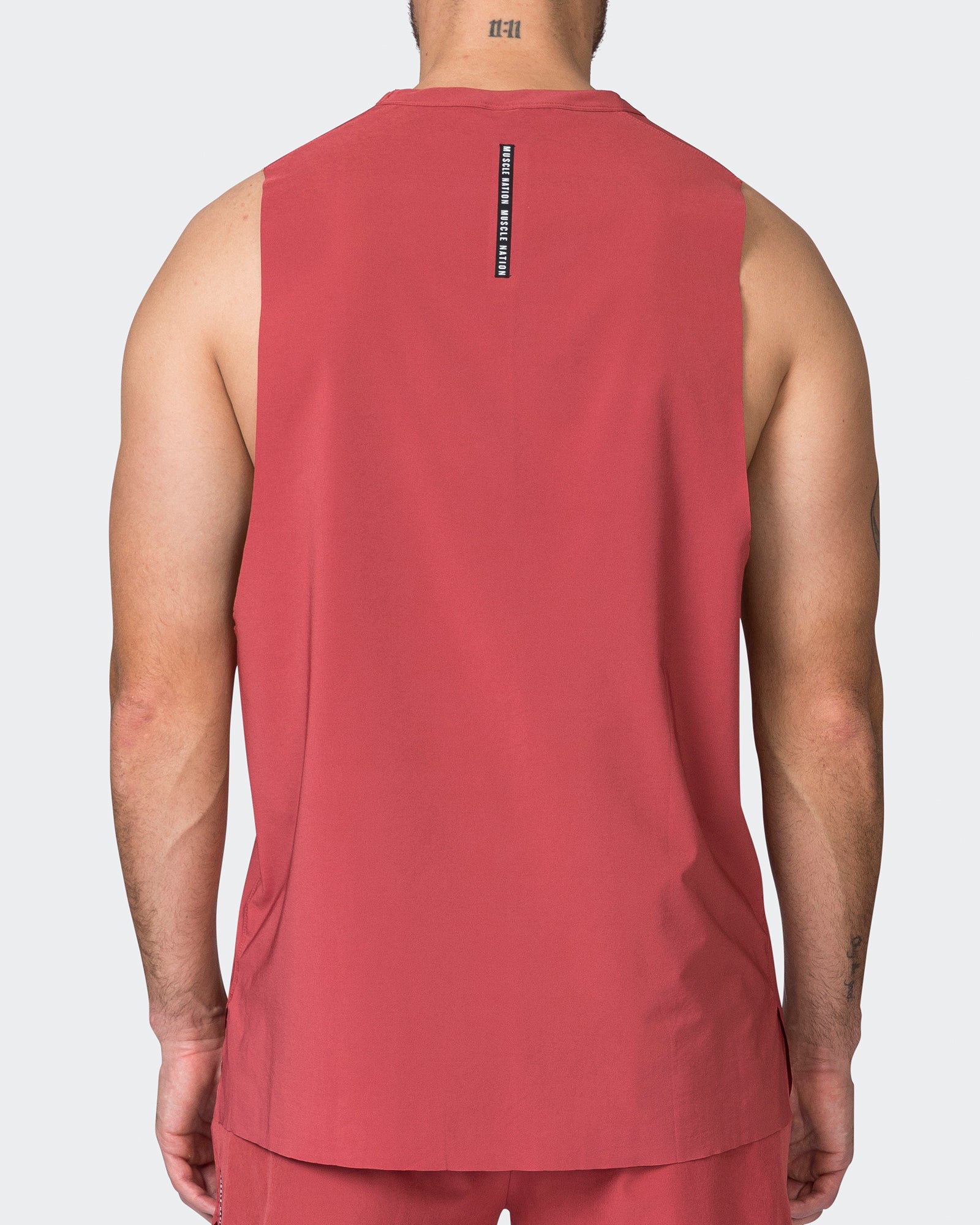 Replay Laser Cut Tank - Dusty Red