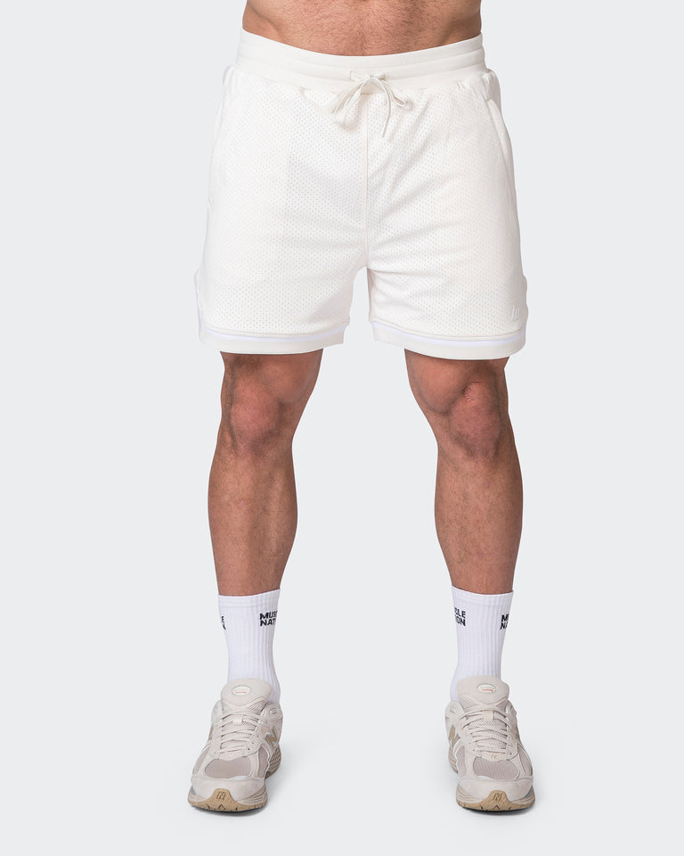 Mens 5'' Basketball Shorts - Travertine