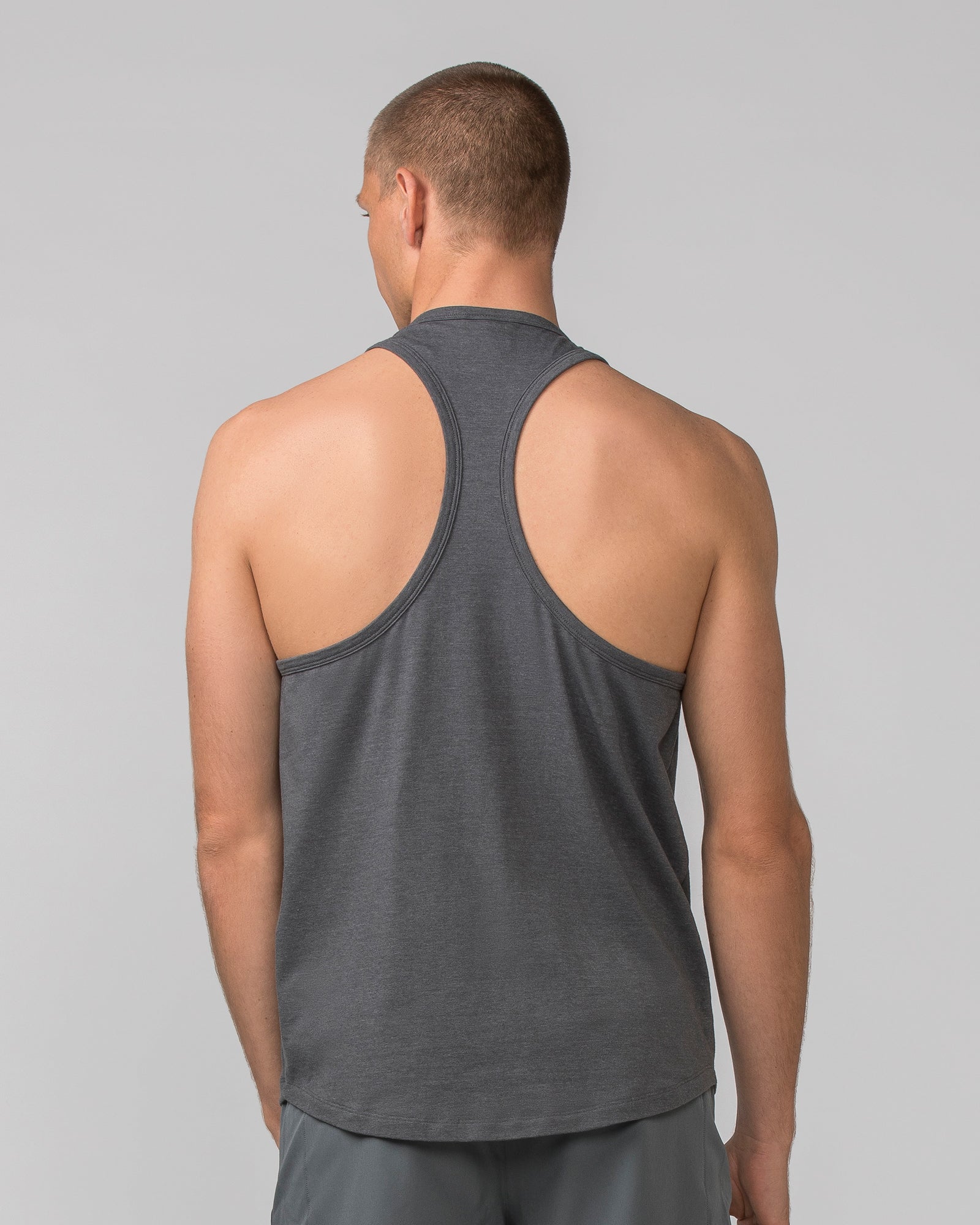 Striker Y Back Singlet - Tornado Marl