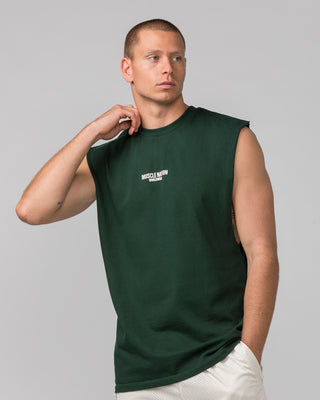 Worldwide Muscle Tank - Forest Green-Singlets & Tanks-S-062402 FRSGRN-S-MNAPPRL31751-2-Muscle Nation