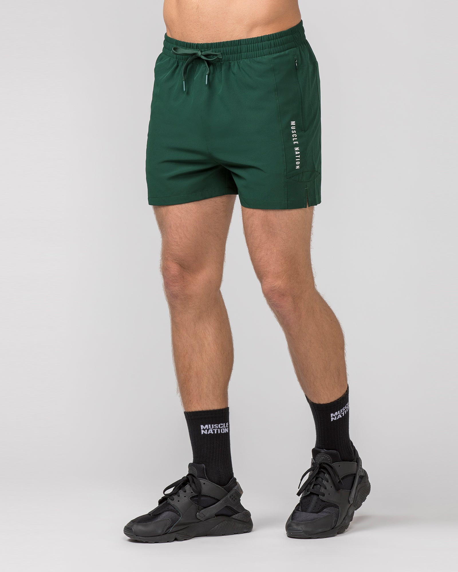 Streamline Training Shorts - Forest Green