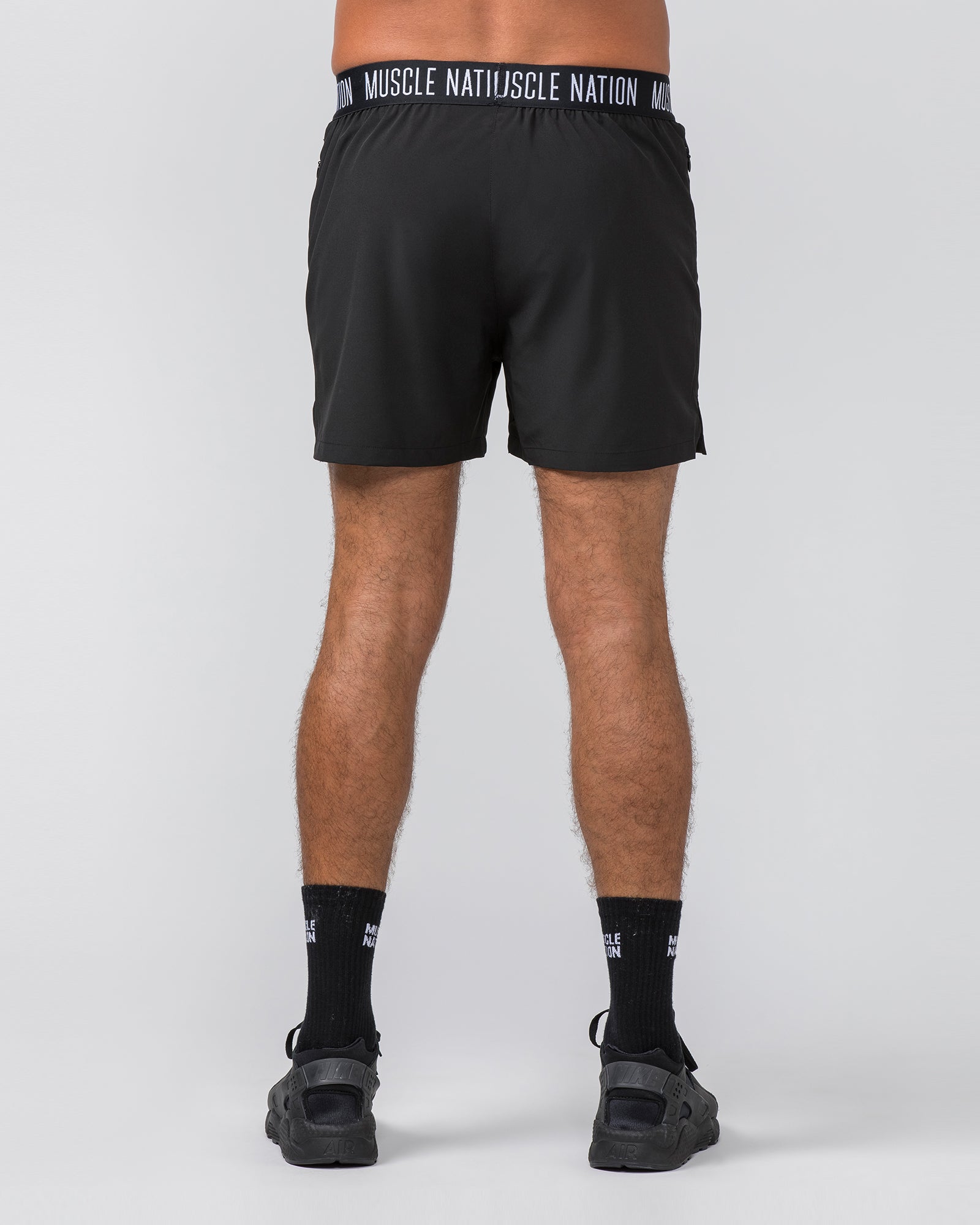 Level Up Training 4'' Shorts - Black (Black Logo)