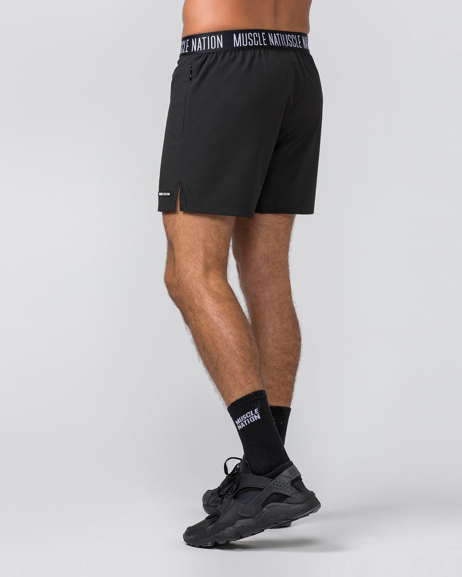 Level Up Training 4'' Shorts - Black (Black Logo)