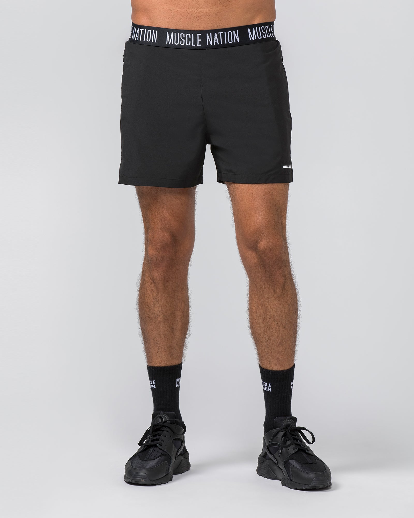 Level Up Training 4'' Shorts - Black (Black Logo)