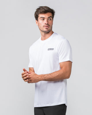 Relaxed Active Tee - White-T-Shirts-S-022437WHT-S-MNAPPRL29726-2-Muscle Nation