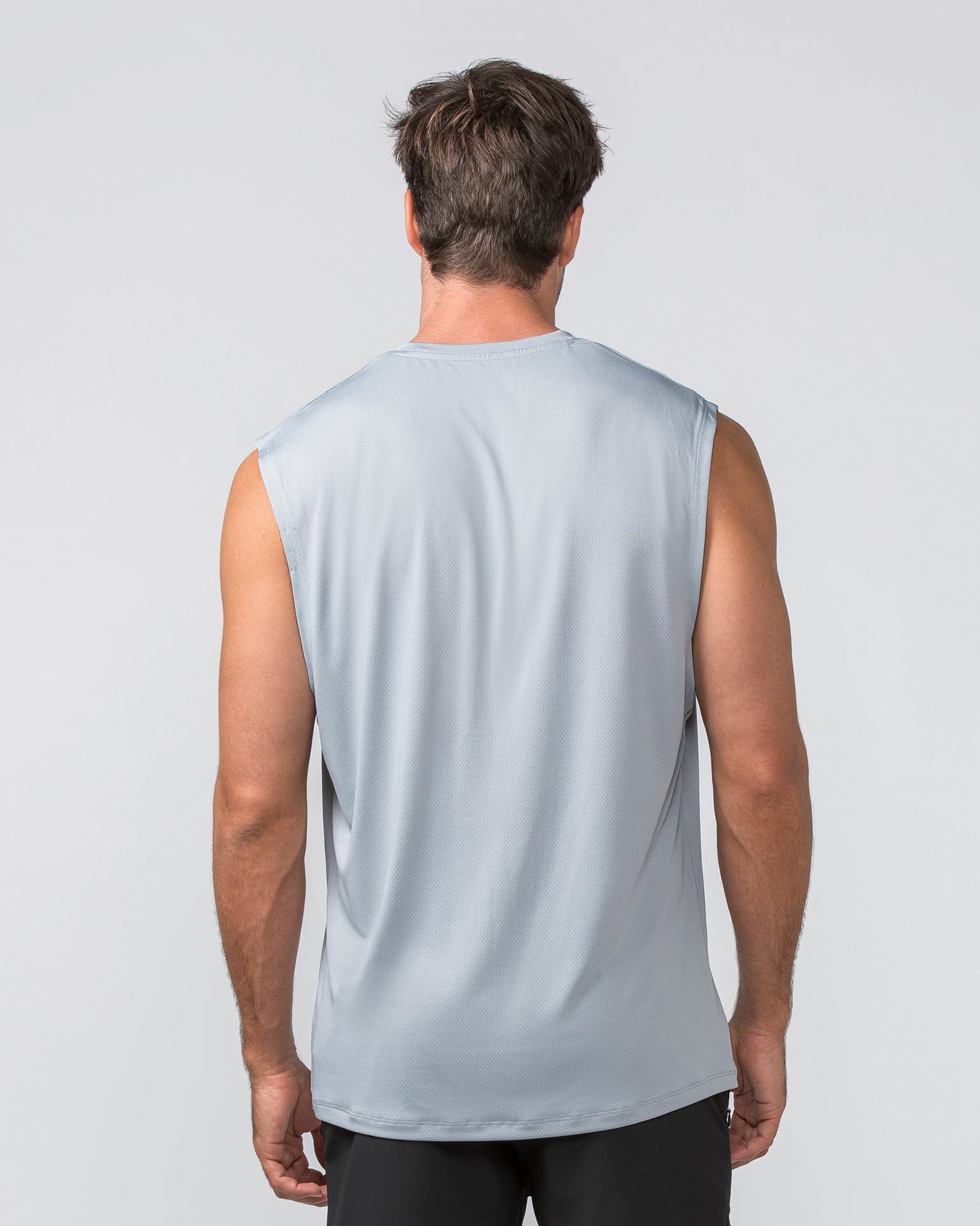 Relaxed Active Tank - Light Jet Grey-Singlets & Tanks-S-022438LJETGR-S-MNAPPRL29754-4-Muscle Nation