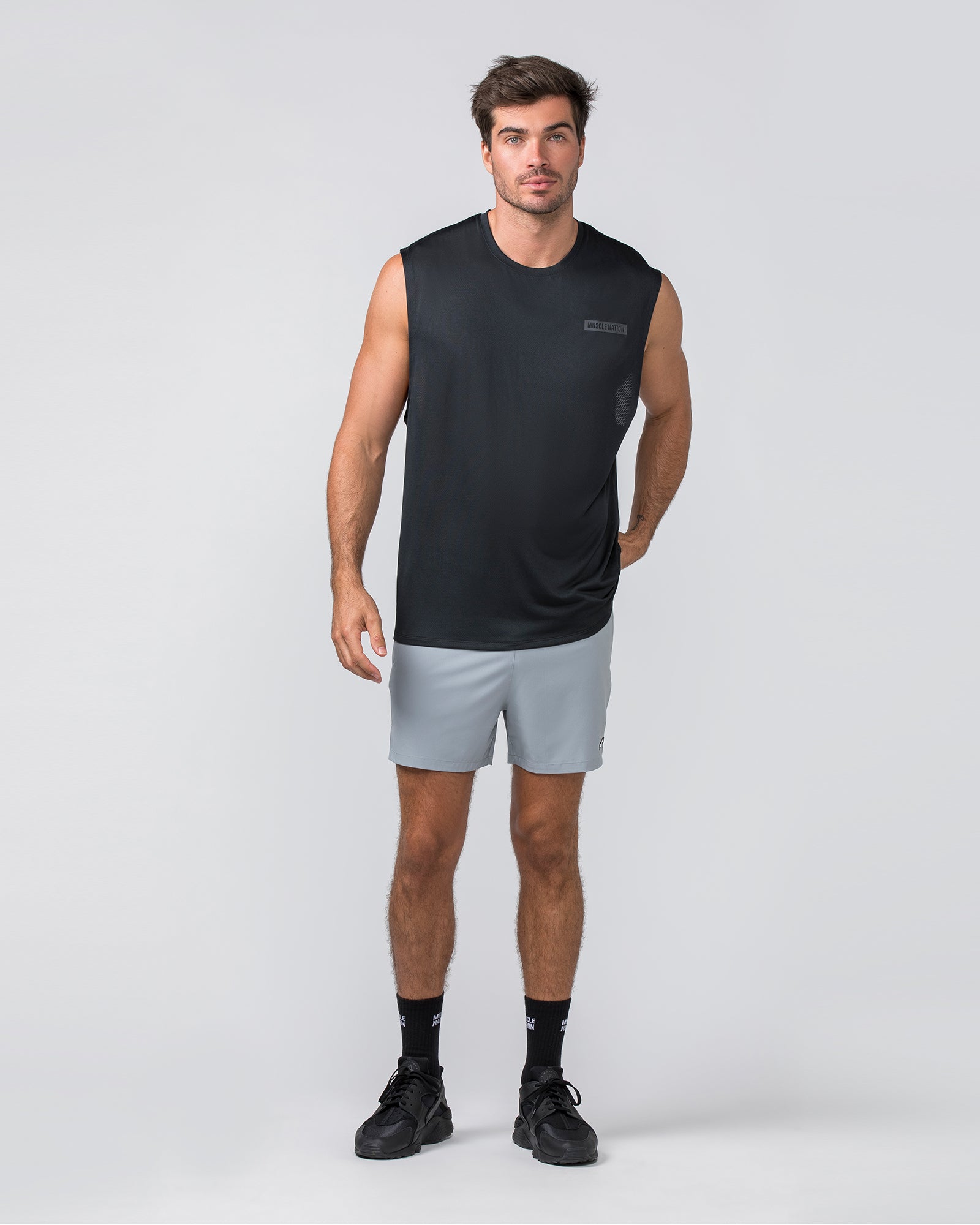 Relaxed Active Tank - Black