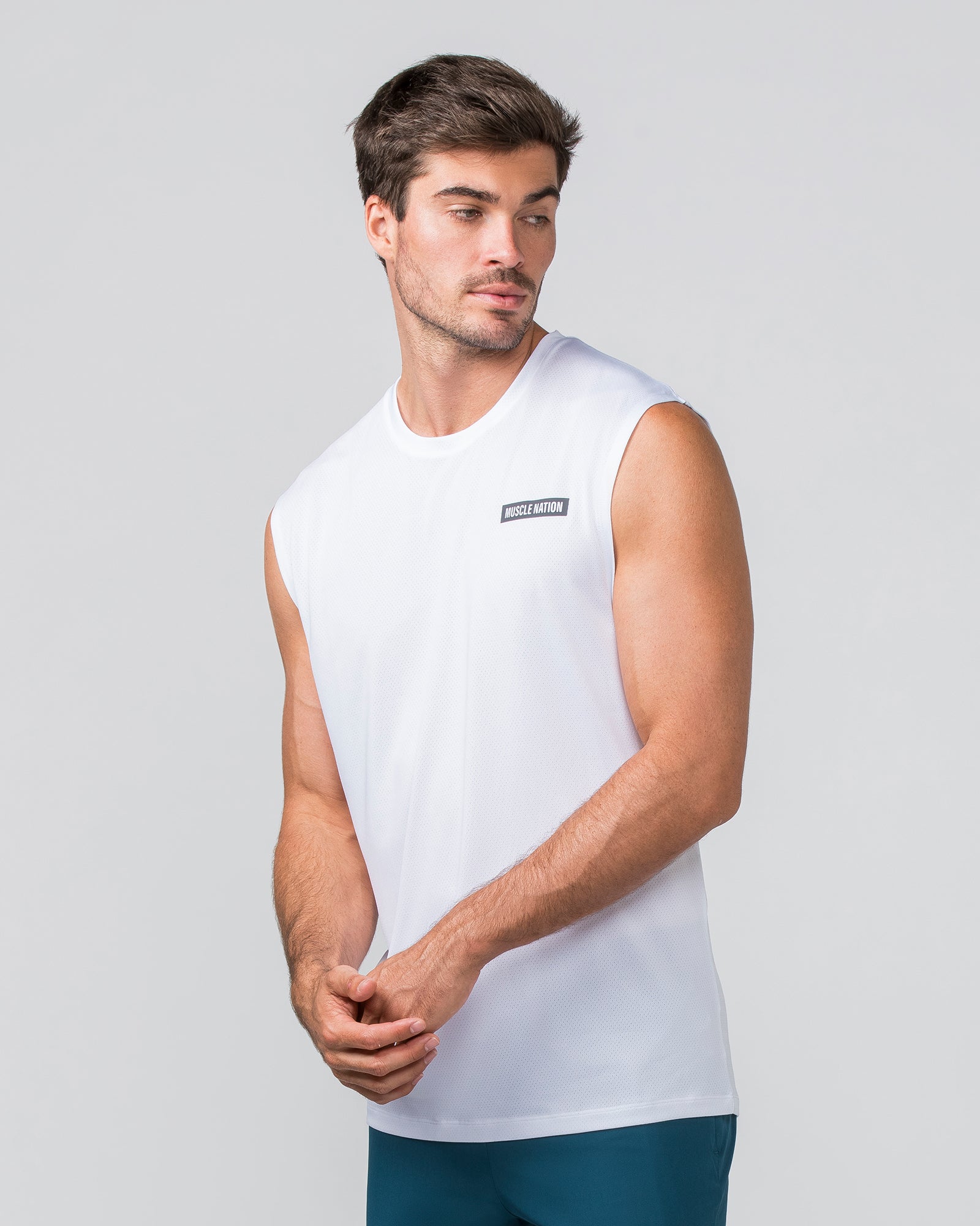 Relaxed Active Tank - White