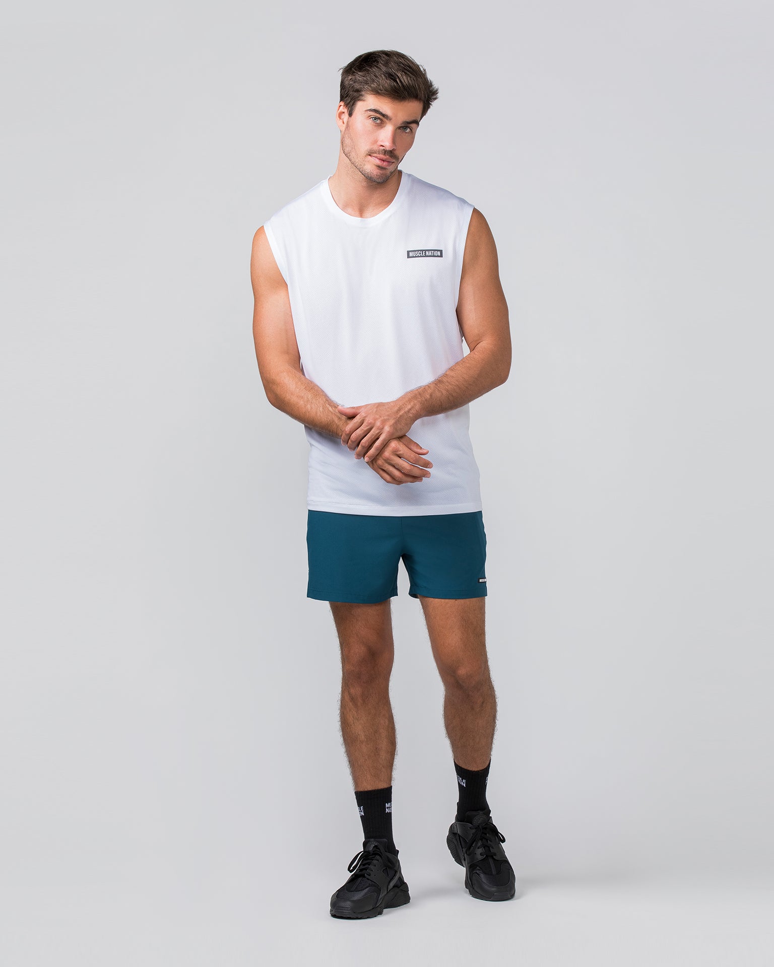 Level Up Training 4" Shorts - Tidal Teal-Shorts-S-112364TIDALTEAL-S-MNAPPRL30132-6-Muscle Nation