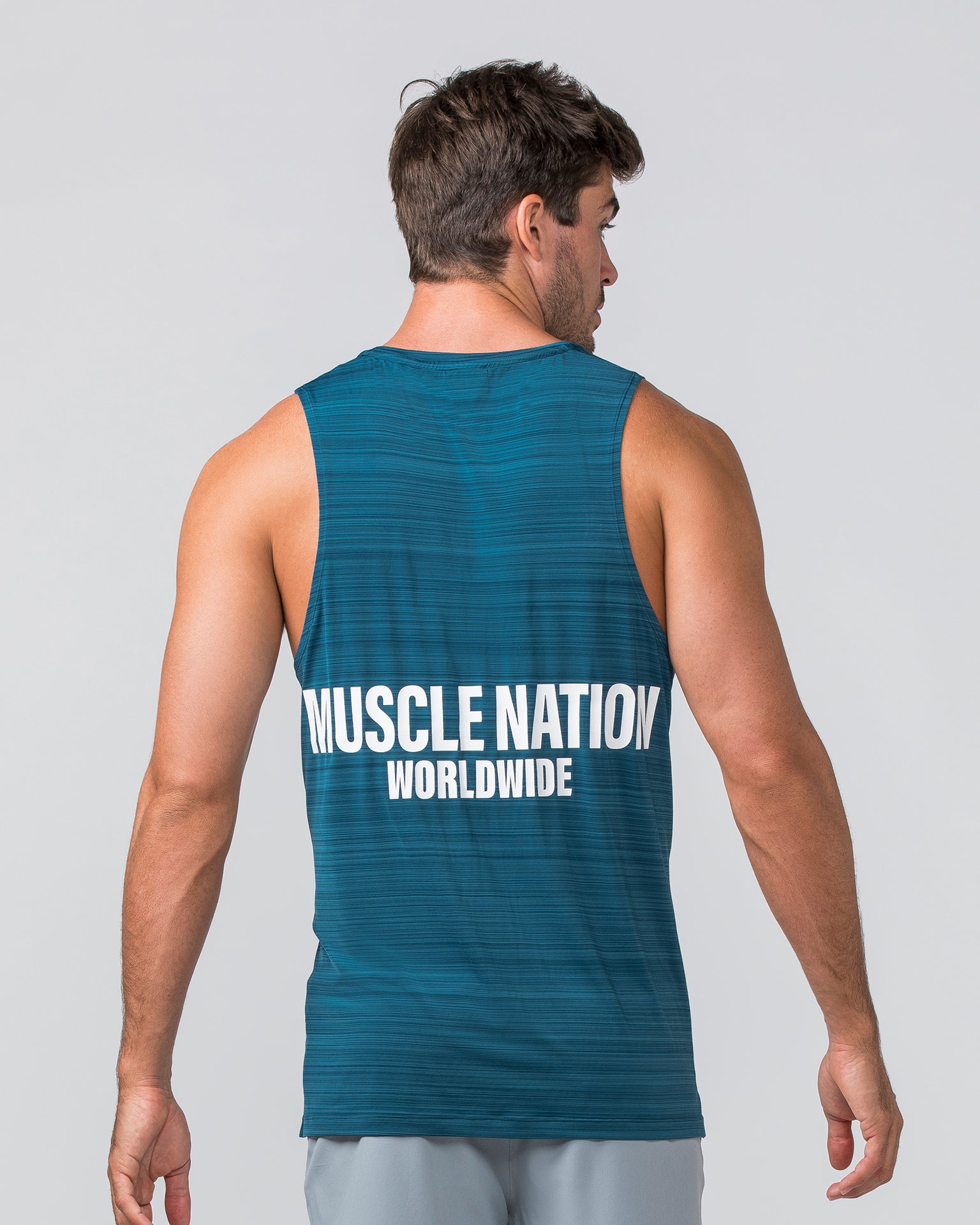Worldwide Active Tank - Tidal Teal-Singlets & Tanks-S-022436TIDALTEAL-S-MNAPPRL29705-1-Muscle Nation