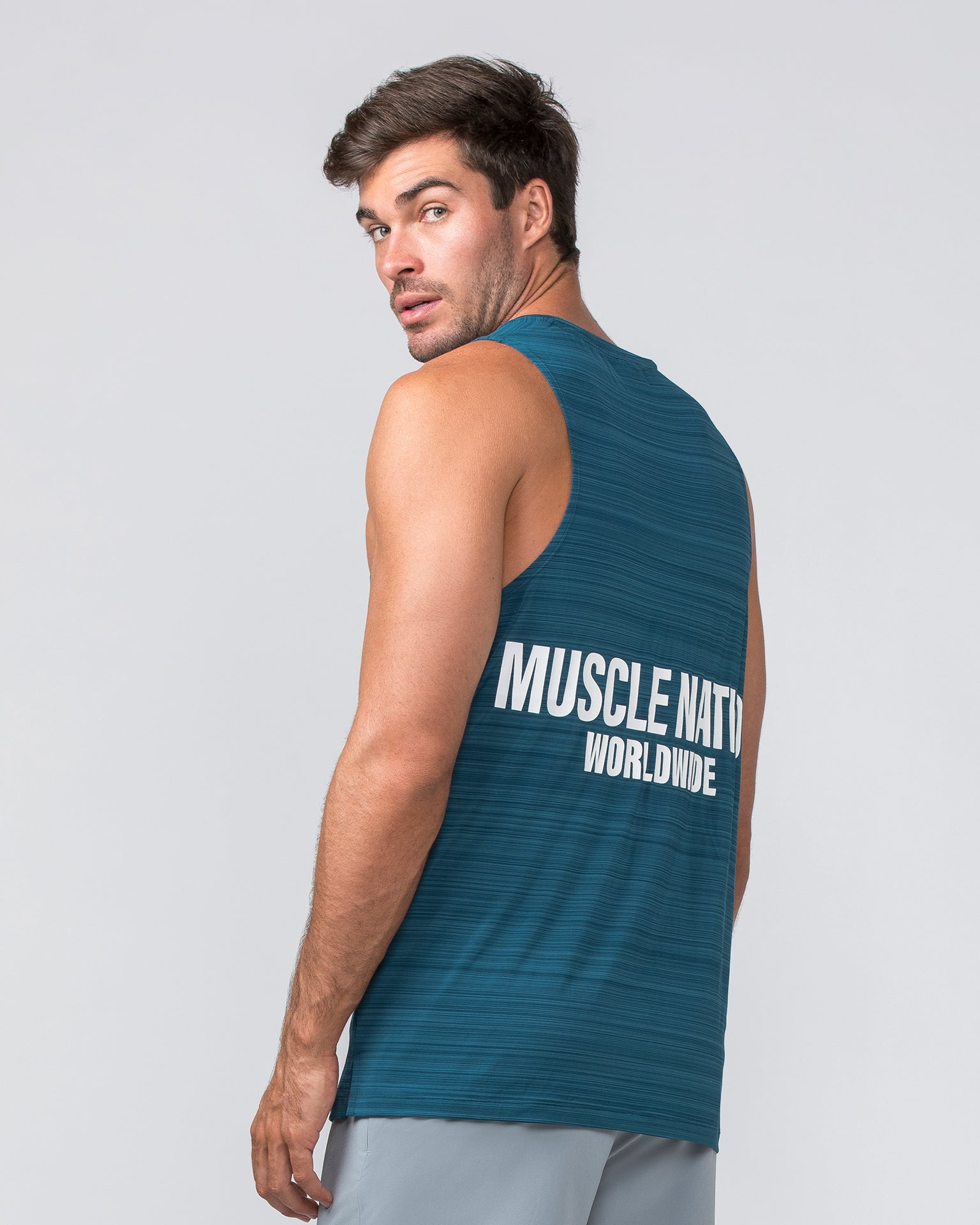 Worldwide Active Tank - Tidal Teal-Singlets & Tanks-S-022436TIDALTEAL-S-MNAPPRL29705-5-Muscle Nation