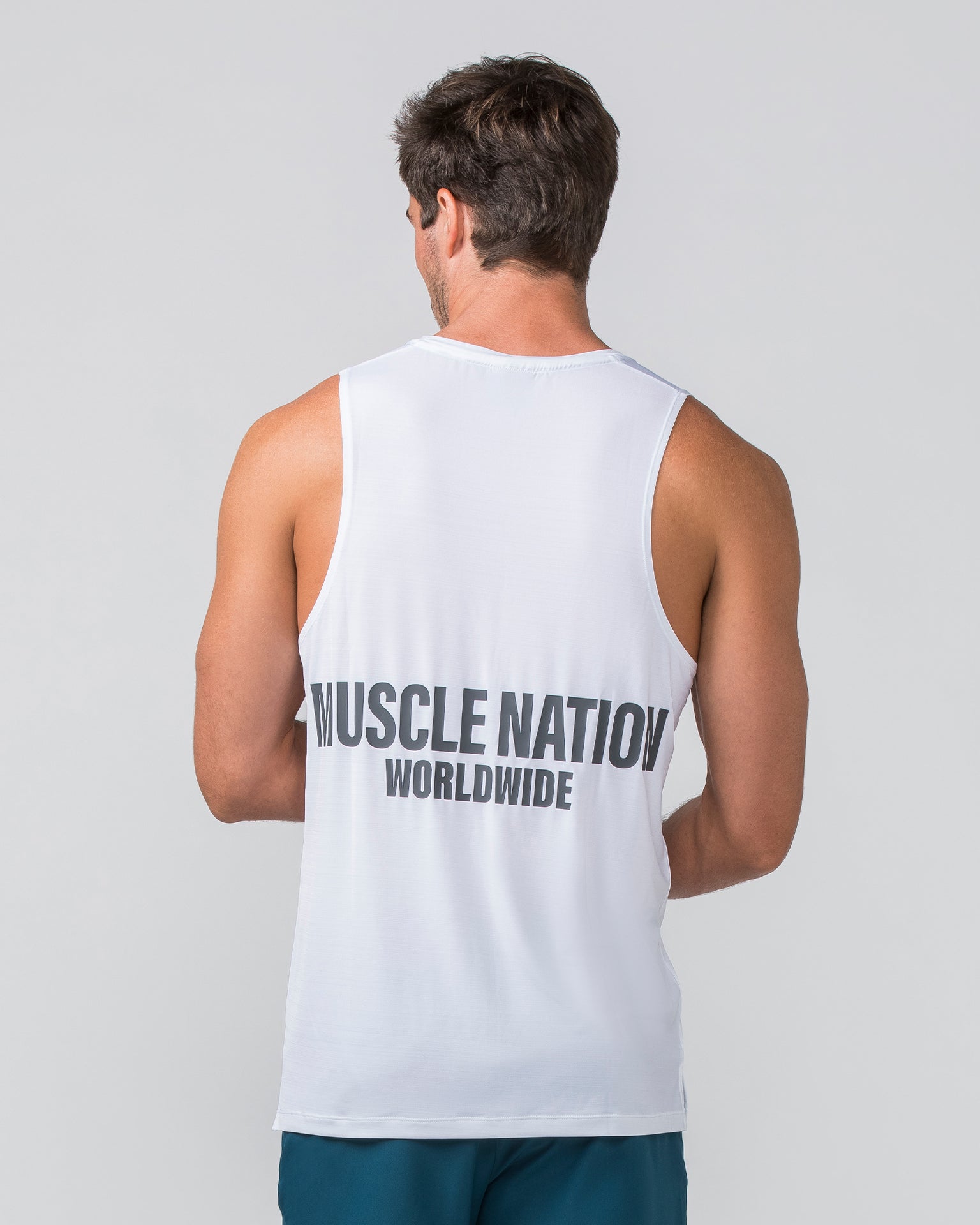 Worldwide Active Tank - White-Singlets & Tanks-S-022436WHT-S-MNAPPRL29691-6-Muscle Nation