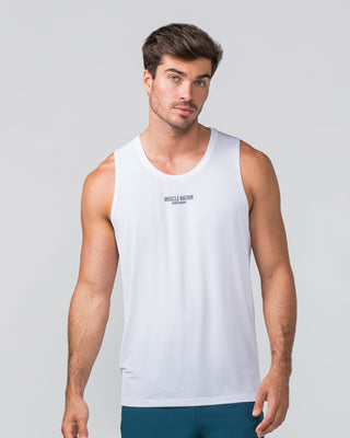 Worldwide Active Tank - White-Singlets & Tanks-S-022436WHT-S-MNAPPRL29691-2-Muscle Nation