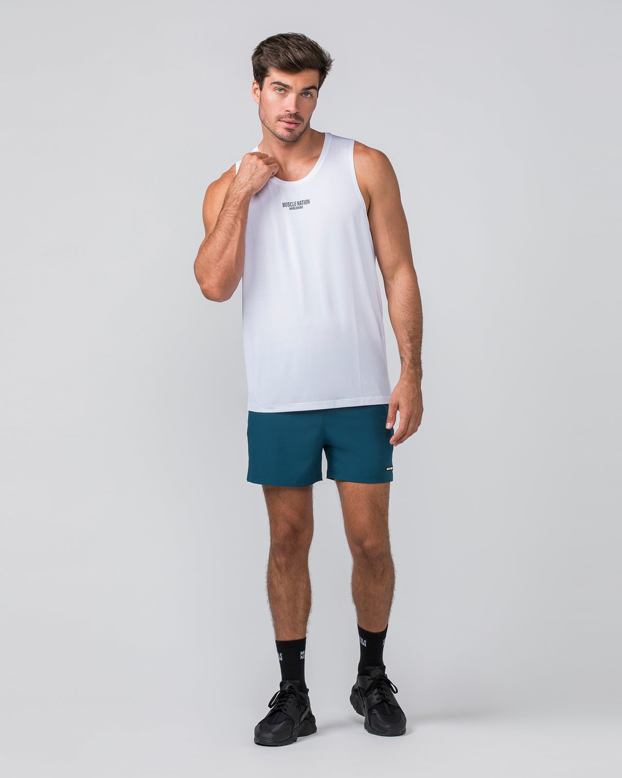 Worldwide Active Tank - White-Singlets & Tanks-S-022436WHT-S-MNAPPRL29691-5-Muscle Nation