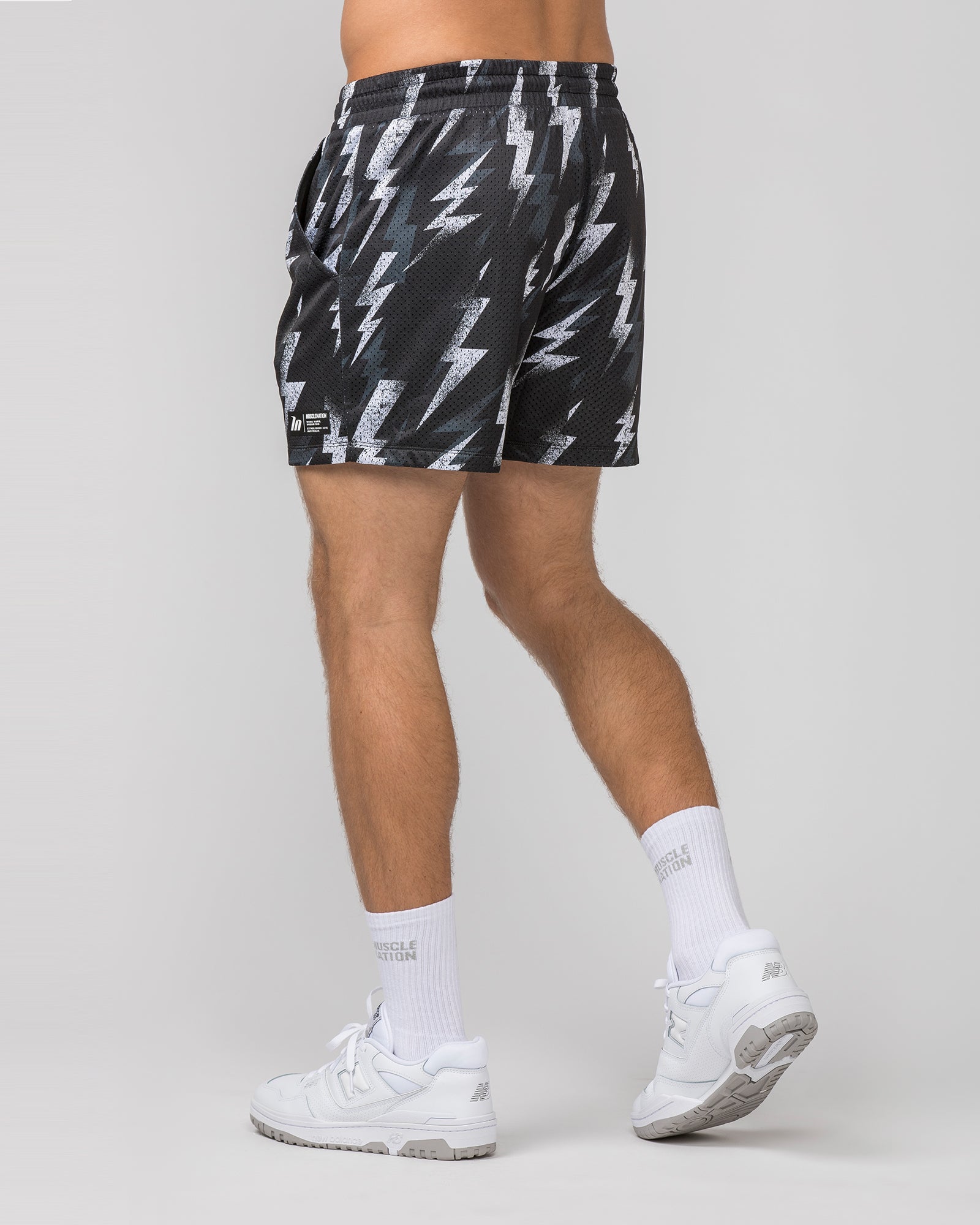 Lay Up 3.5'' Shorts - Electric Bolt Print