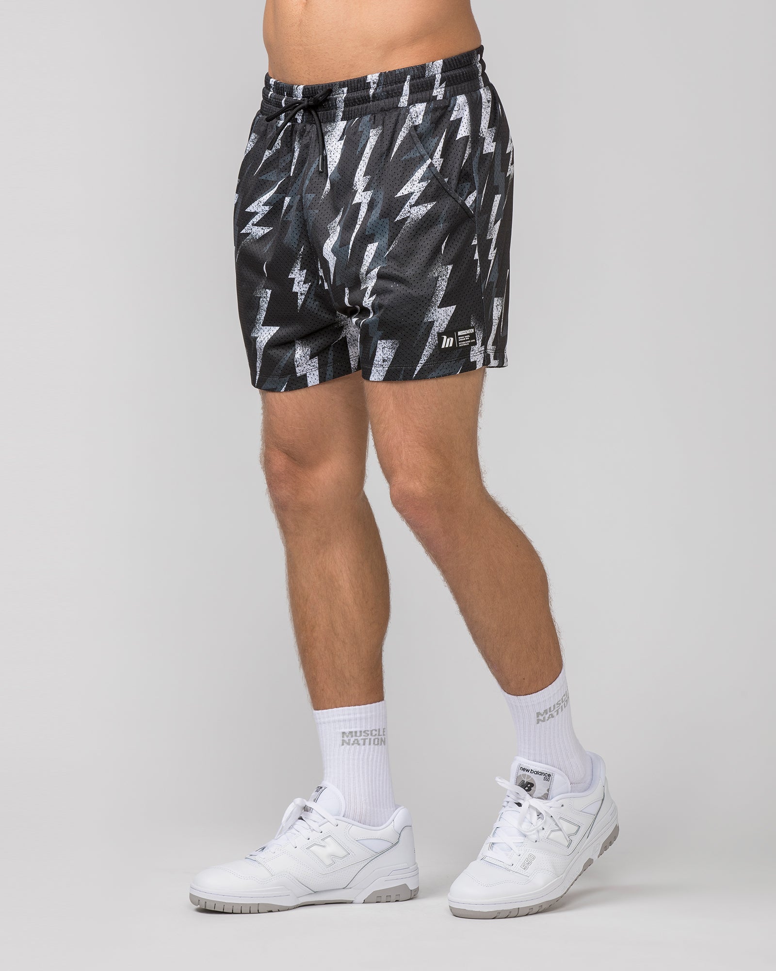 Lay Up 3.5'' Shorts - Electric Bolt Print